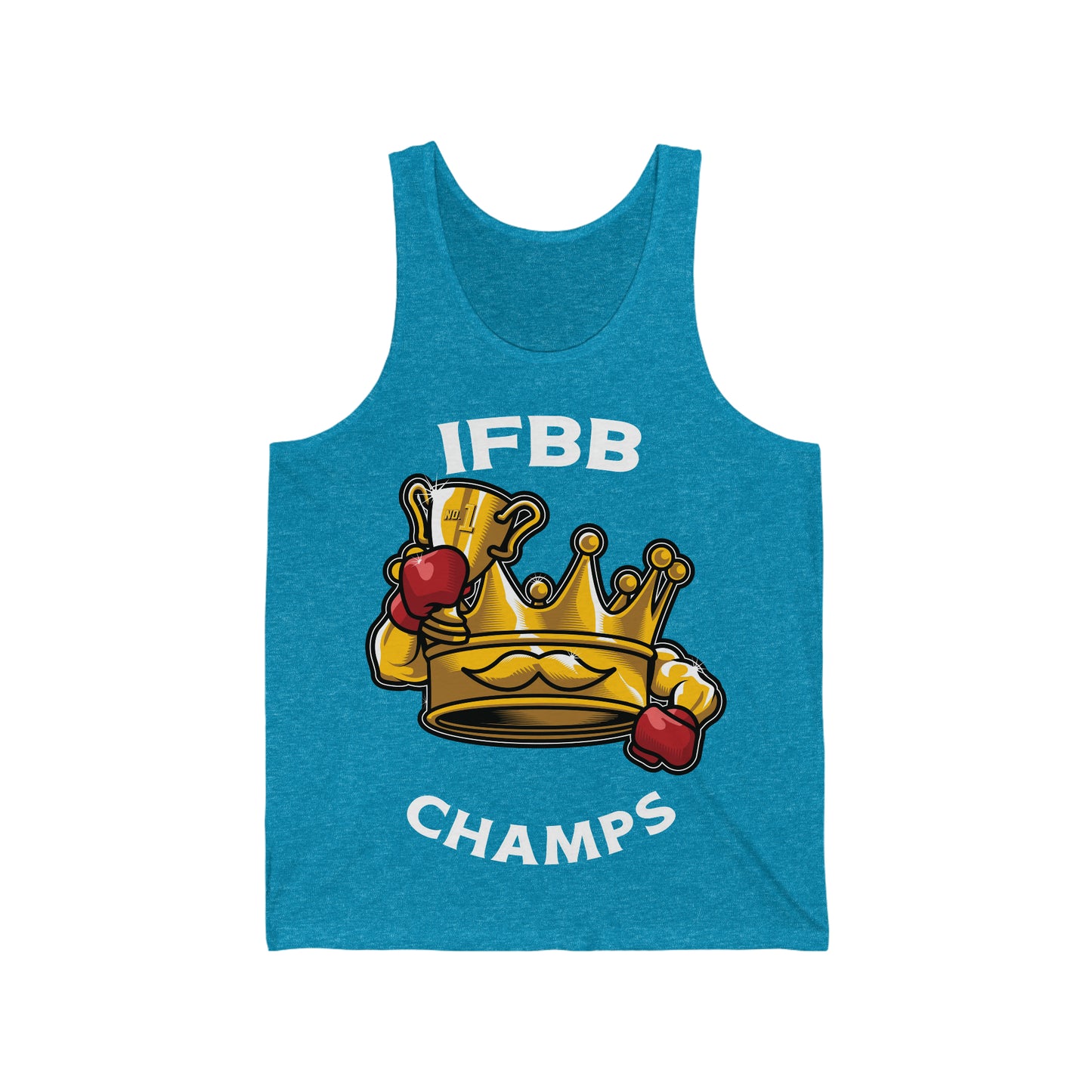 IFBB CHAMPS (v2) - PREMIUM SOFT - Unisex Jersey Tank (Bella+Canvas 3480)