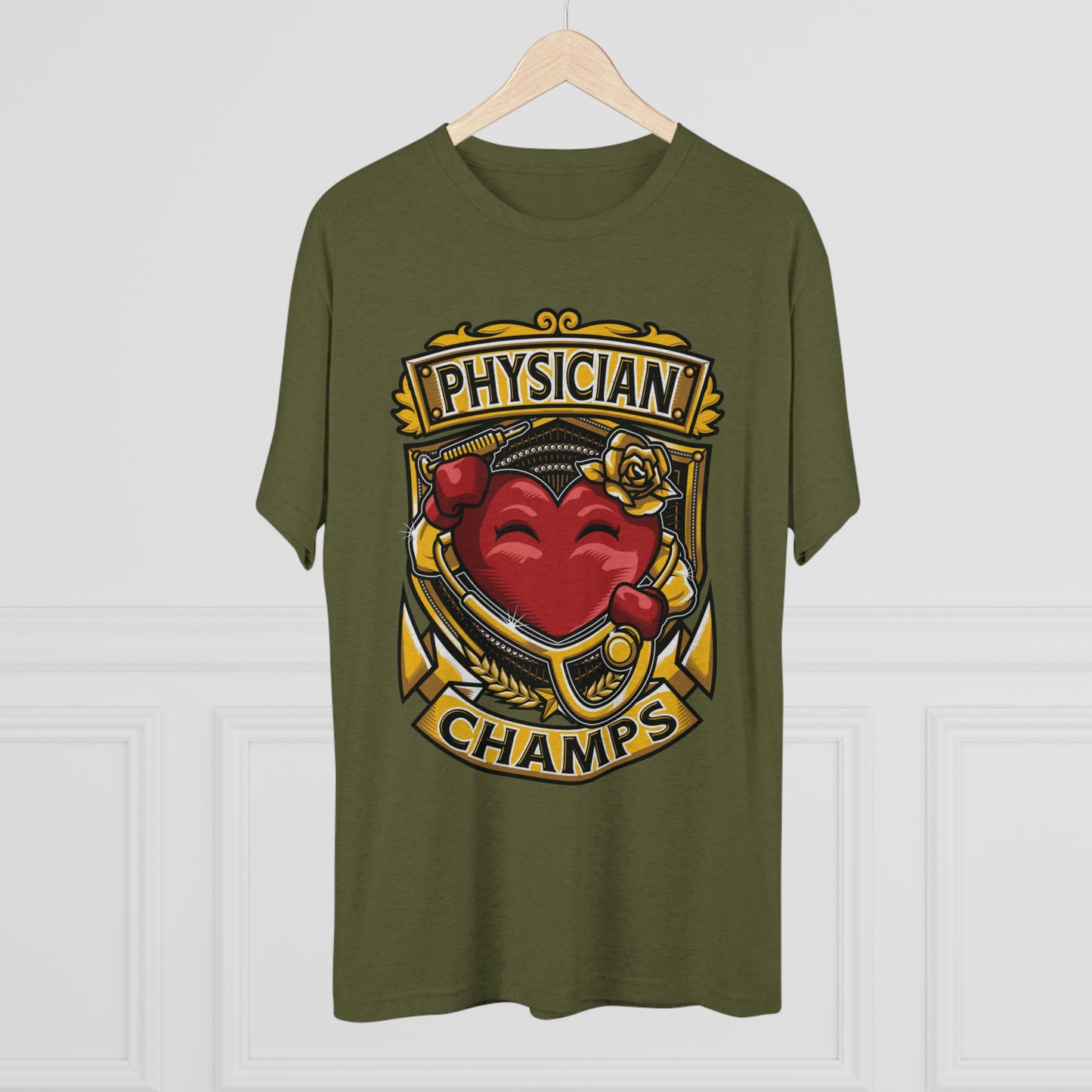 PHYSICIAN CHAMPS - PREMIUM SOFT - Unisex Tri-Blend Crew Tee (Next Level 6010)