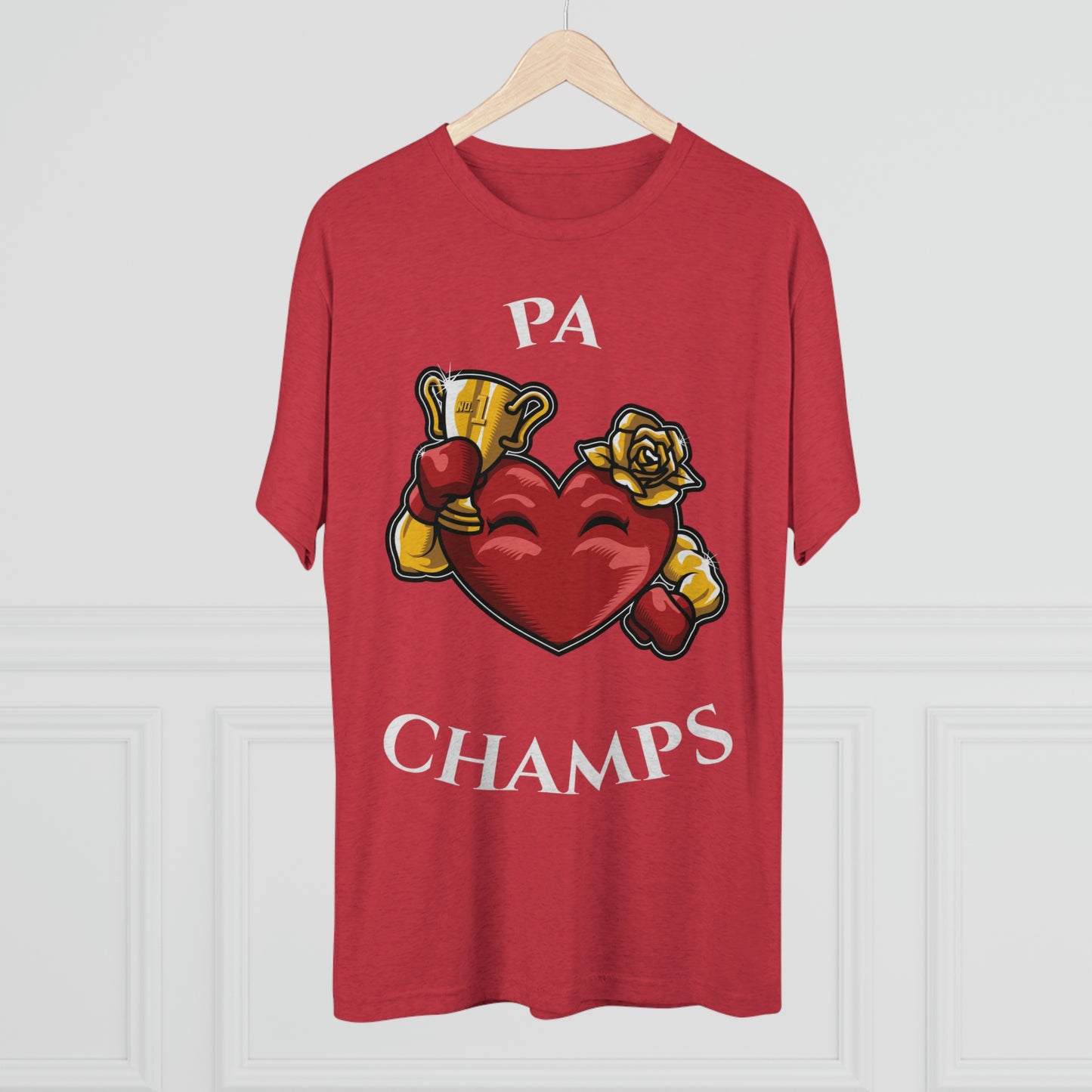 PA CHAMPS (Alternate Logo) - PREMIUM SOFT - Unisex Tri-Blend Crew Tee (Next Level 6010)