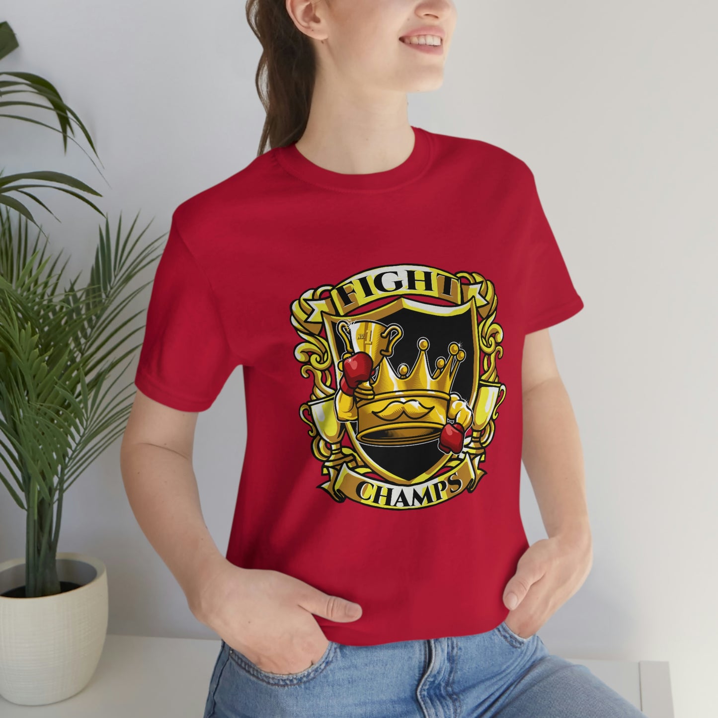 Fight Champs! Unisex Jersey Short Sleeve Tee (Bella+Canvas)