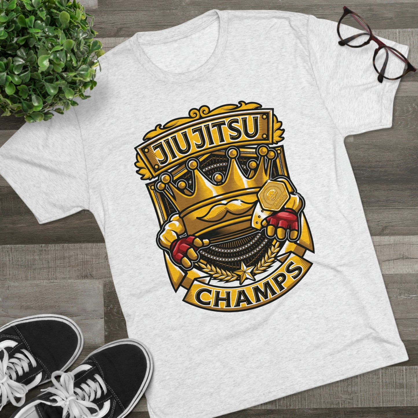 JIUJITSU CHAMPS - PREMIUM SOFT - Unisex Tri-Blend Crew Tee (Next Level 6010)