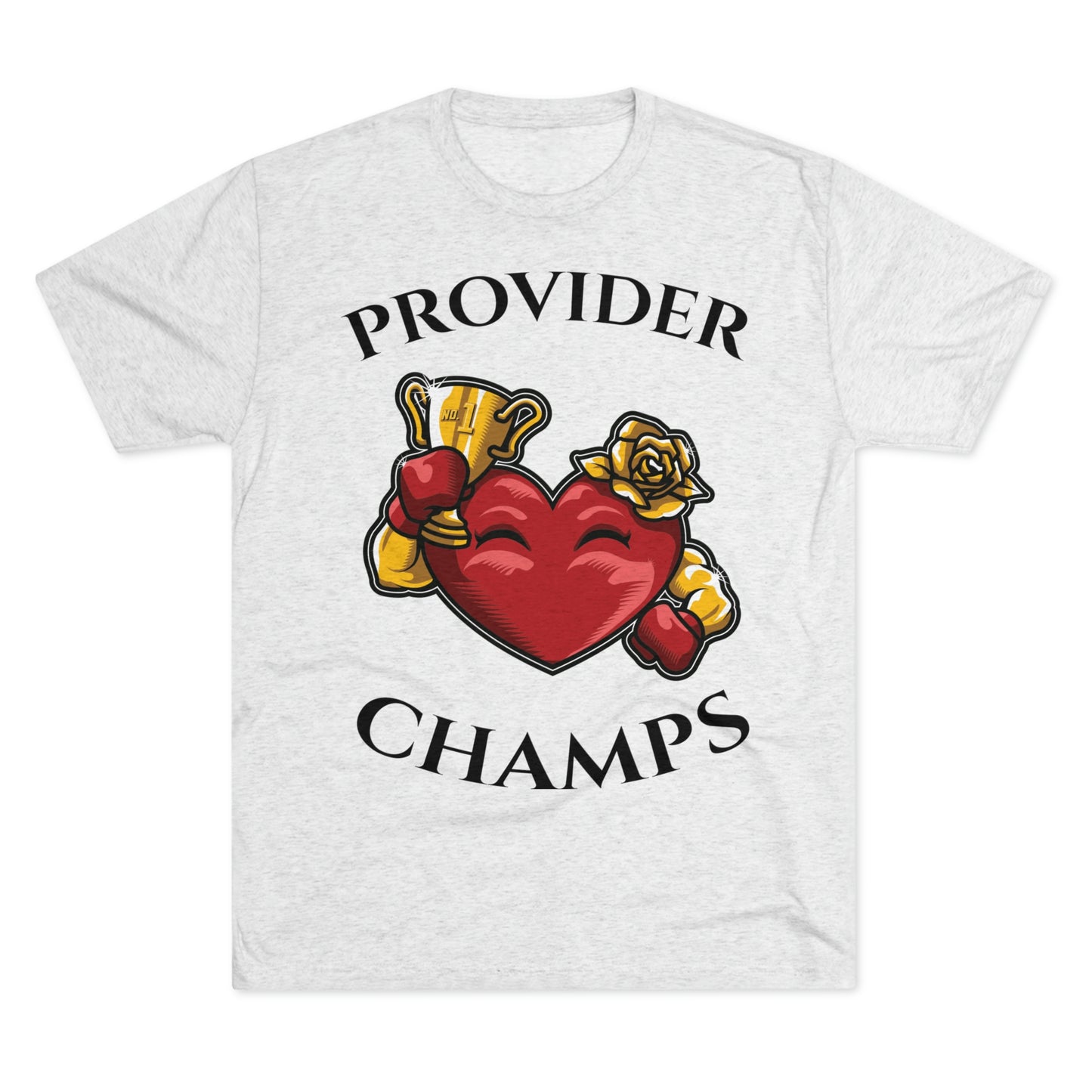 PROVIDER CHAMPS (Alternate Logo) - PREMIUM SOFT - Unisex Tri-Blend Crew Tee (Next Level 6010)