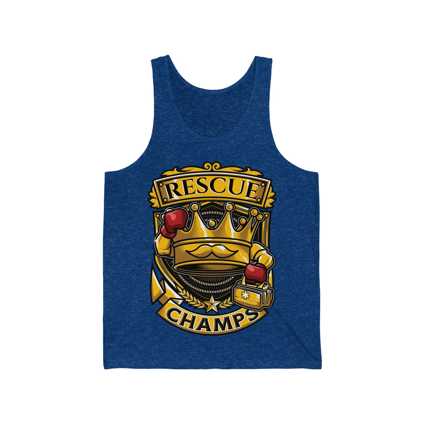 RESCUE CHAMPS - PREMIUM SOFT - Unisex Jersey Tank (Bella+Canvas 3480)