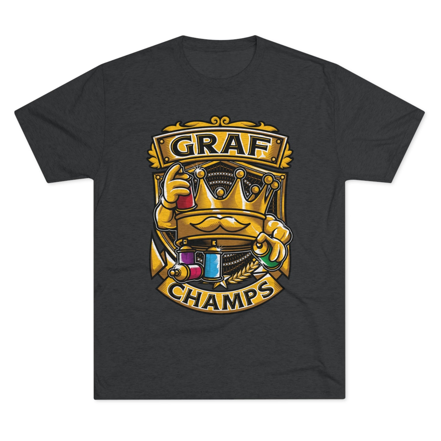 GRAF CHAMPS - PREMIUM SOFT - Unisex Tri-Blend Crew Tee (Next Level 6010)