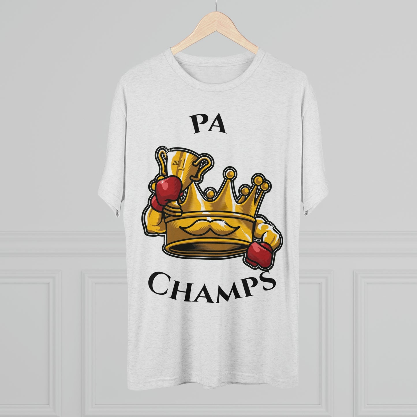 PA CHAMPS (Alternate Logo) - PREMIUM SOFT - Unisex Tri-Blend Crew Tee (Next Level 6010)