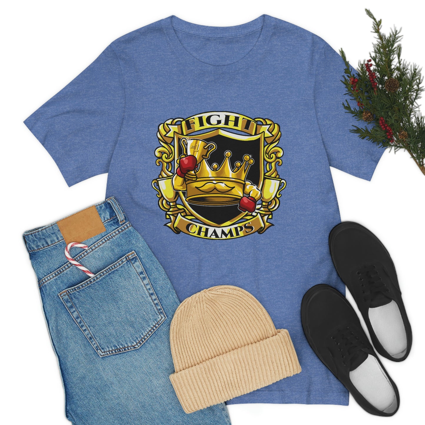 Fight Champs! Unisex Jersey Short Sleeve Tee (Bella+Canvas)