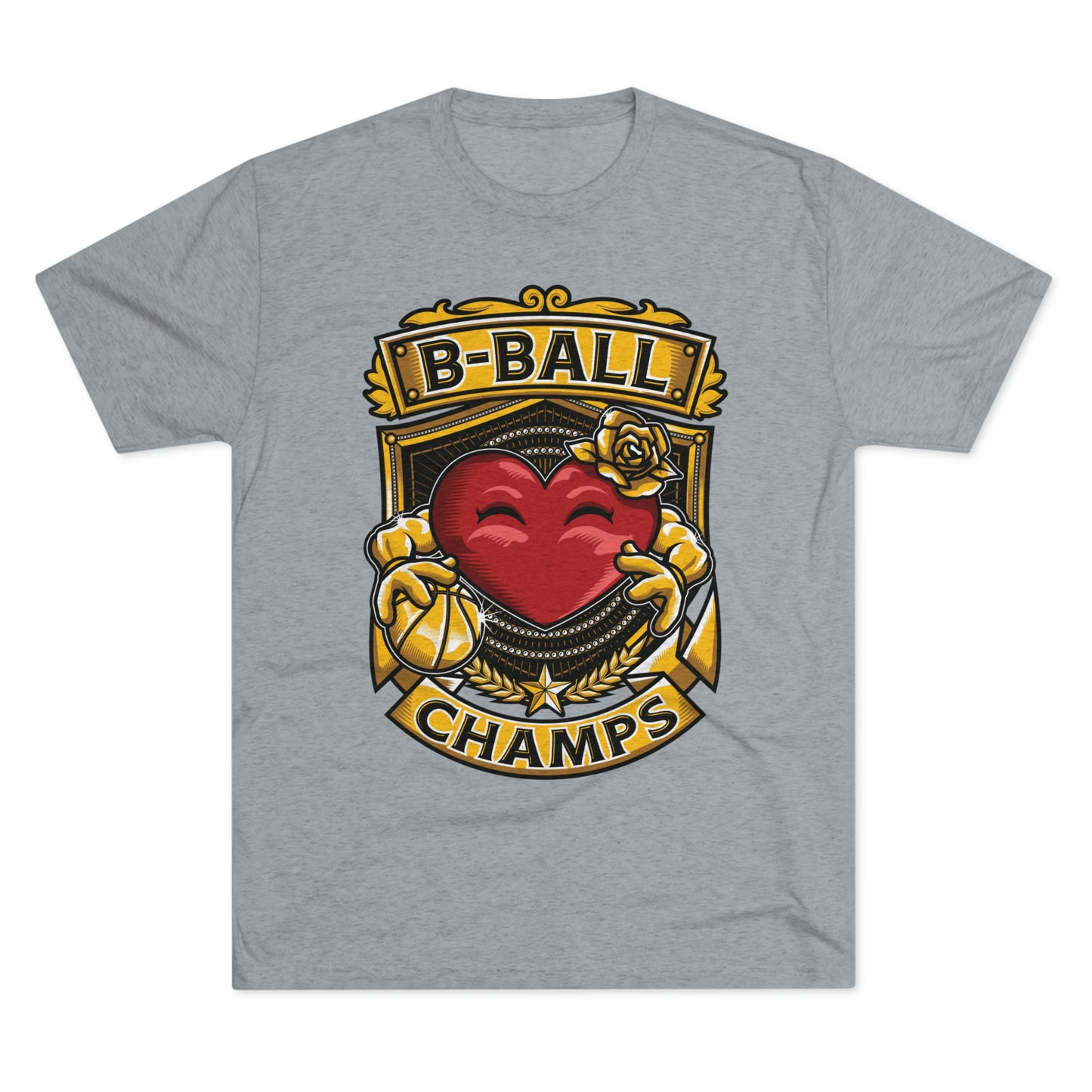 B-BALL CHAMPS - PREMIUM SOFT - Unisex Tri-Blend Crew Tee (Next Level 6010)