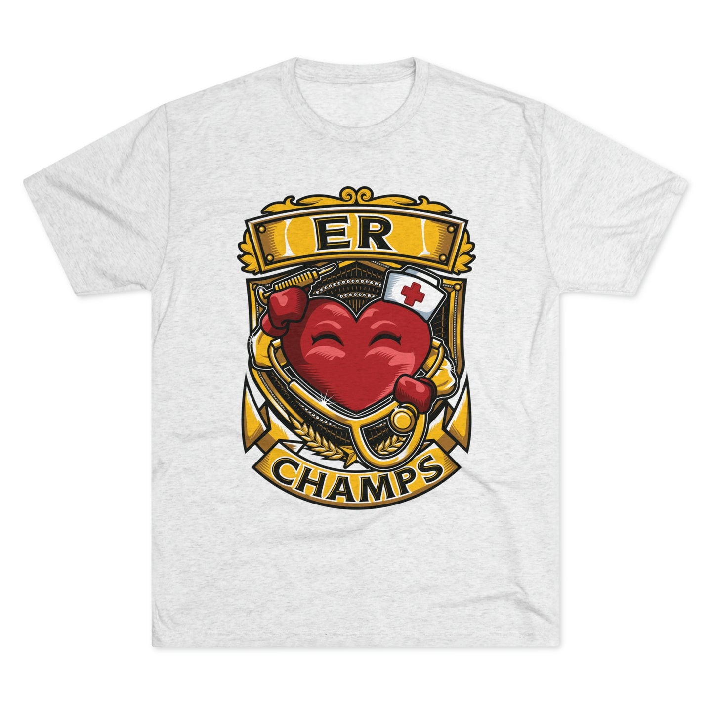 ER CHAMPS - PREMIUM SOFT - Unisex Tri-Blend Crew Tee (Next Level 6010)