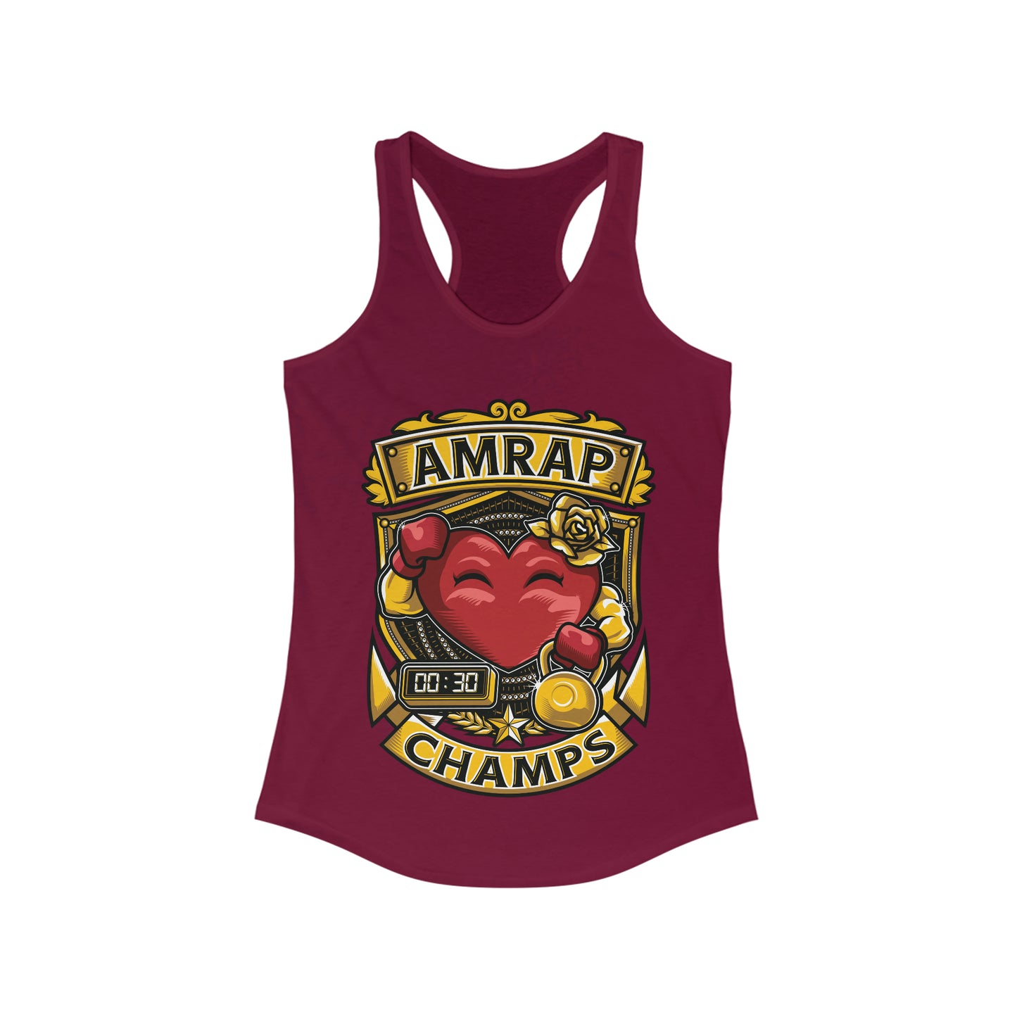 AMRAP CHAMPS - Women's Ideal Racerback Tank
