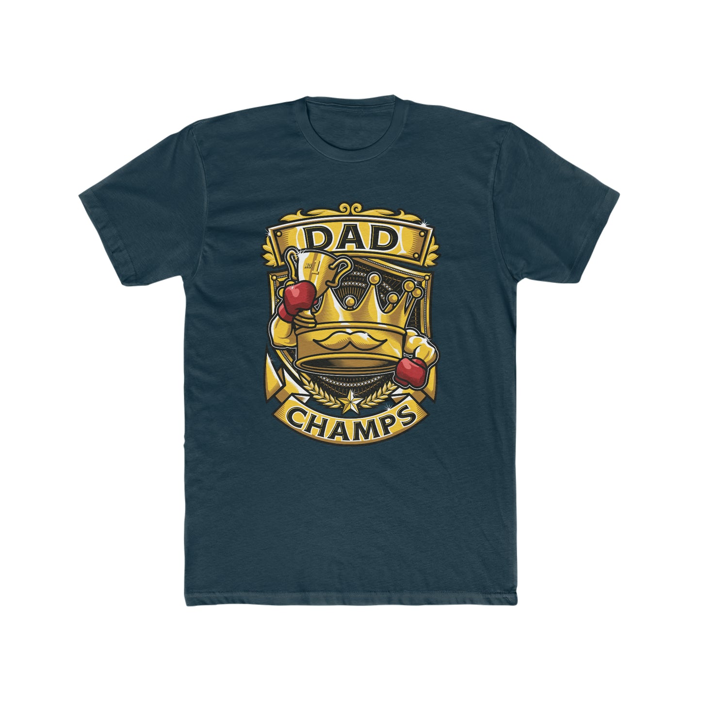 Dad Champs! - Men's Cotton Crew Tee (Next Level)