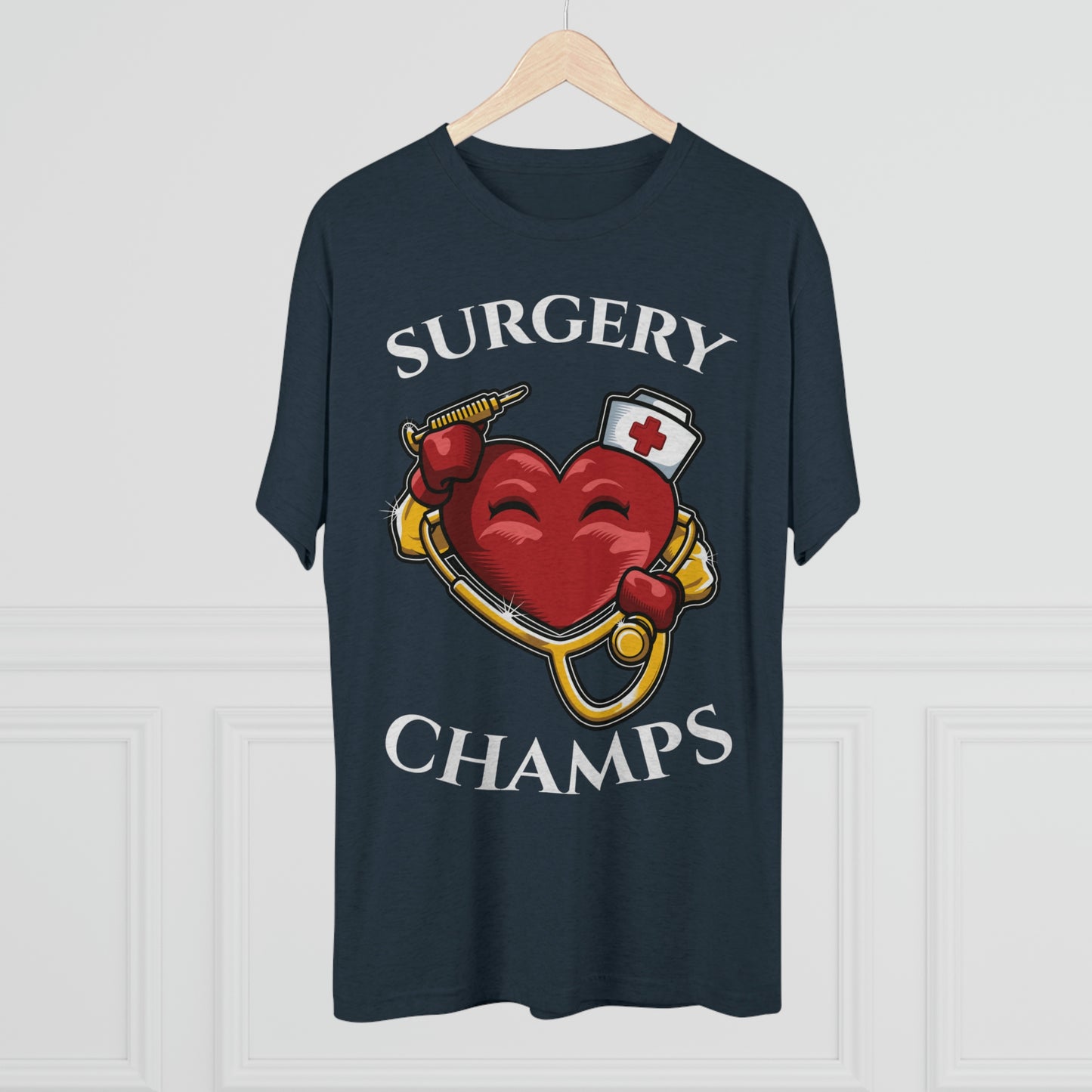 SURGERY CHAMPS - PREMIUM SOFT - Unisex Tri-Blend Crew Tee (Next Level 6010)