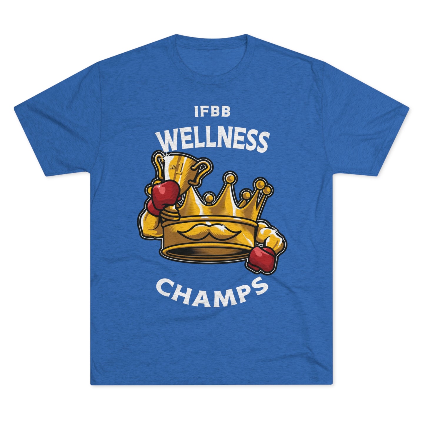 IFBB WELNESS CHAMPS (v2) - PREMIUM SOFT - Unisex Tri-Blend Crew Tee (Next Level 6010)