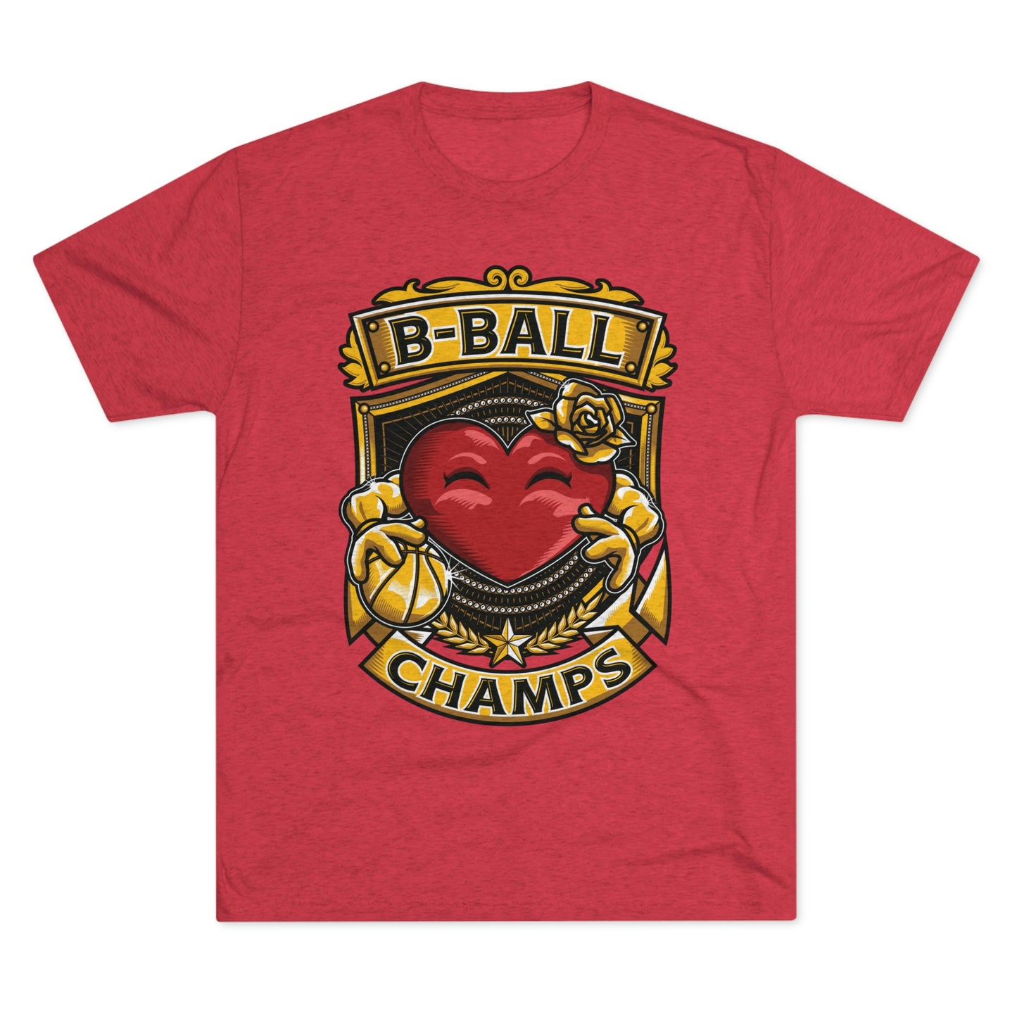 B-BALL CHAMPS - PREMIUM SOFT - Unisex Tri-Blend Crew Tee (Next Level 6010)