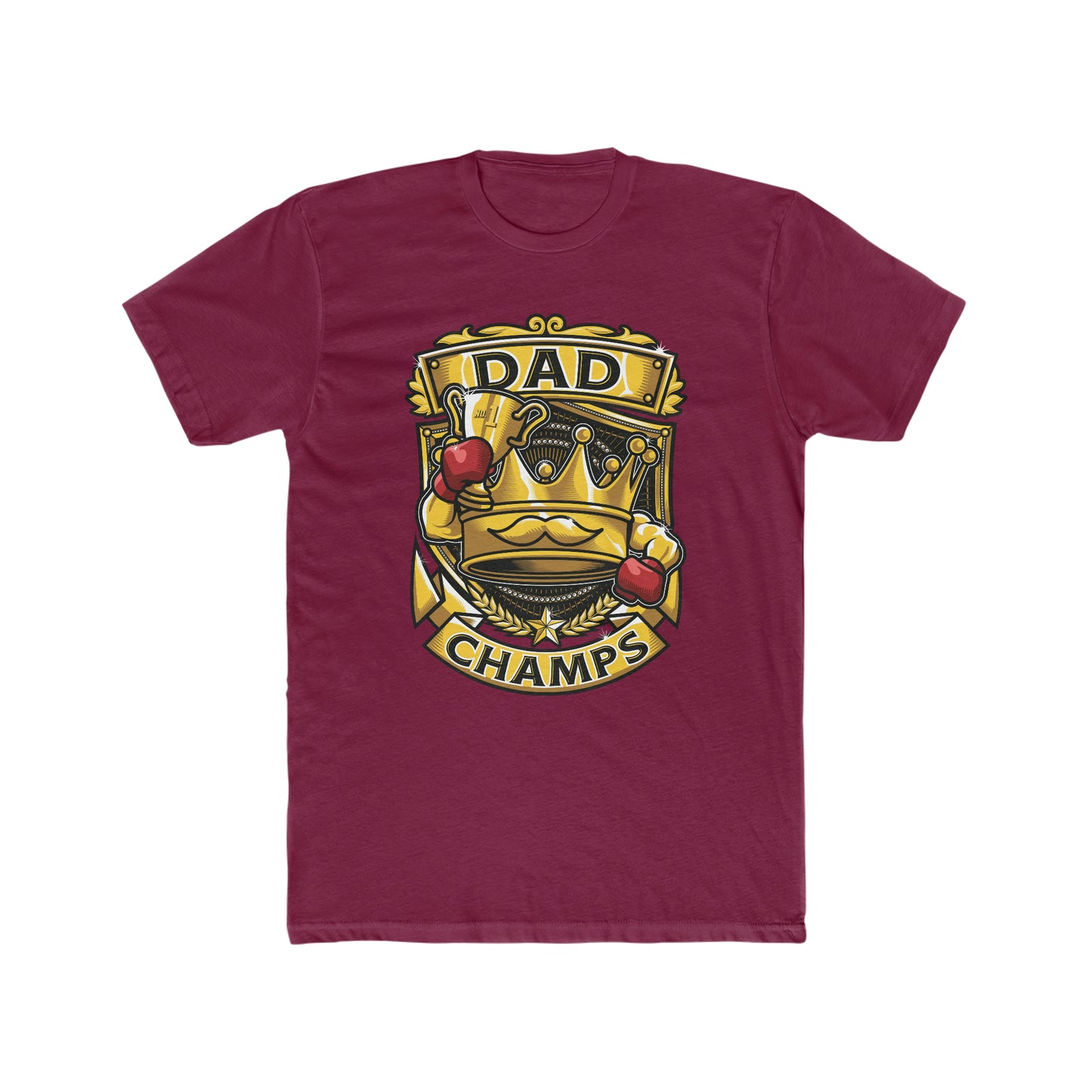 Dad Champs! - Men's Cotton Crew Tee (Next Level)