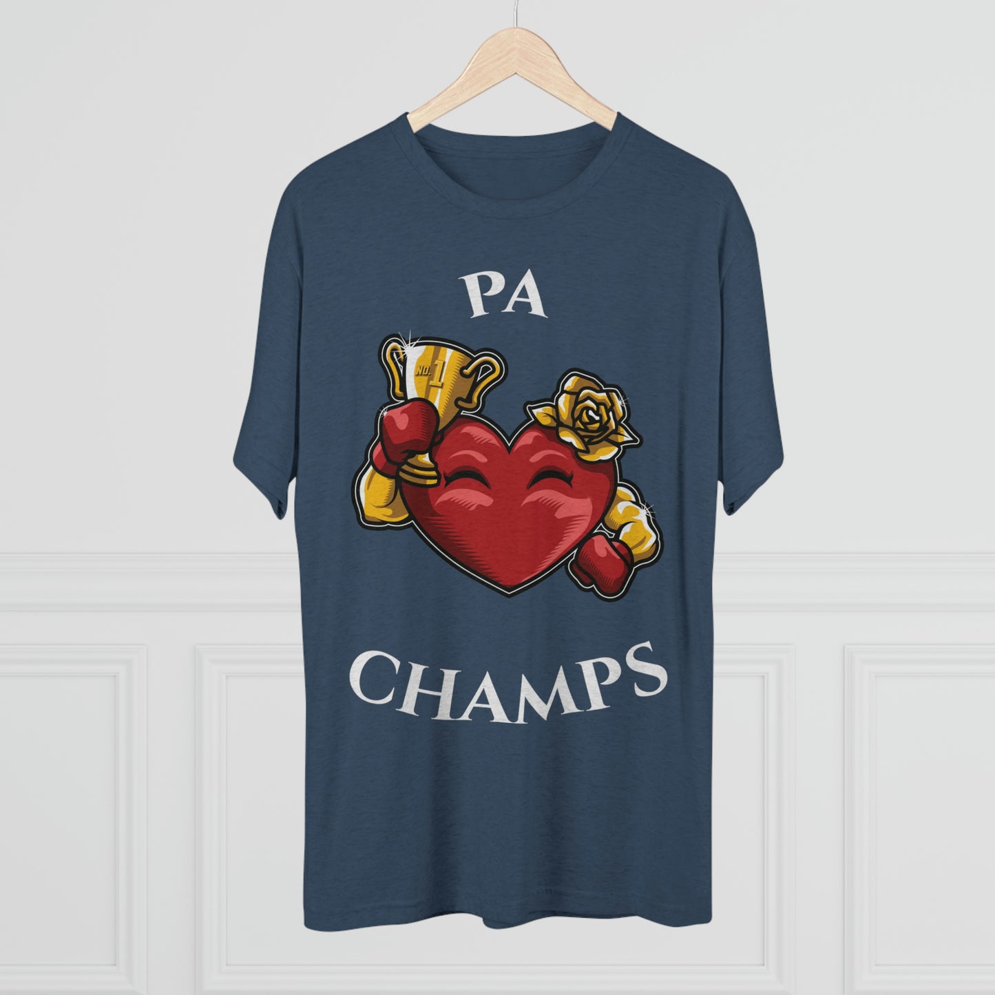 PA CHAMPS (Alternate Logo) - PREMIUM SOFT - Unisex Tri-Blend Crew Tee (Next Level 6010)