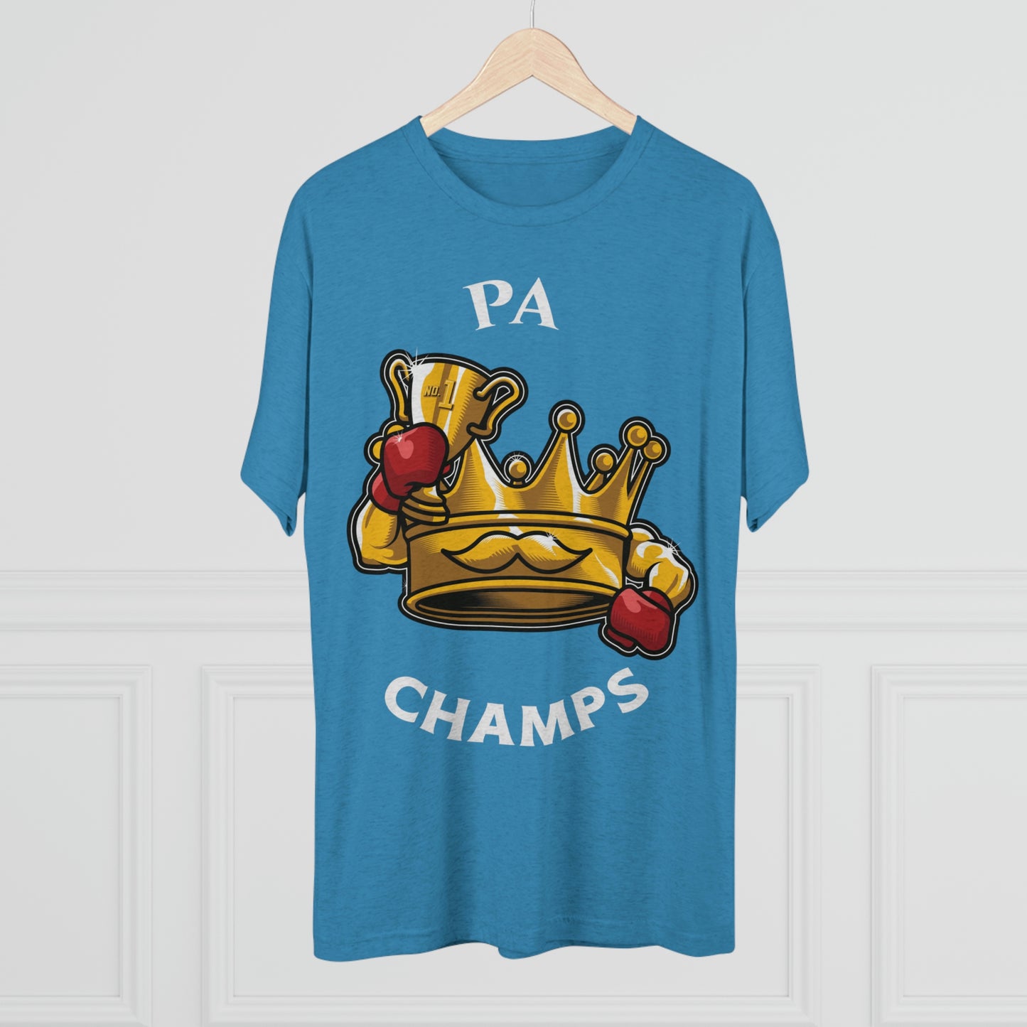 PA CHAMPS (Alternate Logo) - PREMIUM SOFT - Unisex Tri-Blend Crew Tee (Next Level 6010)