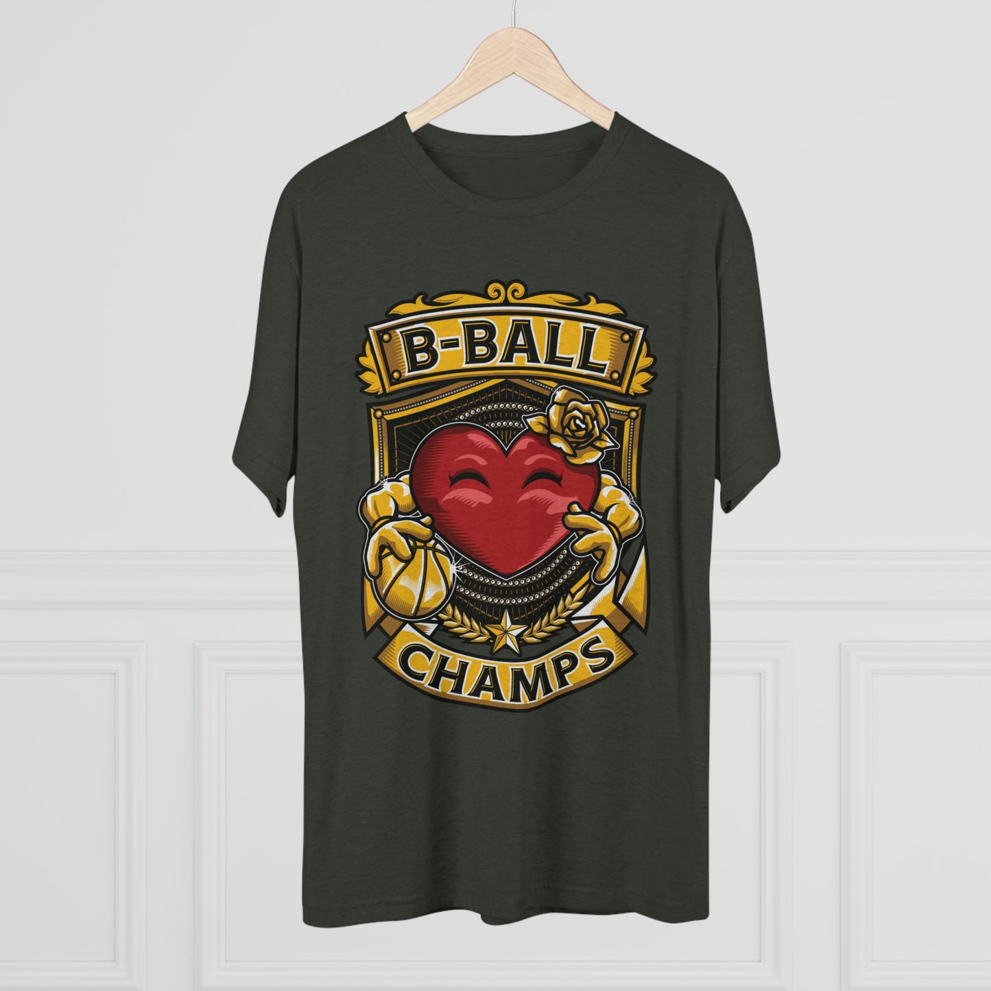 B-BALL CHAMPS - PREMIUM SOFT - Unisex Tri-Blend Crew Tee (Next Level 6010)