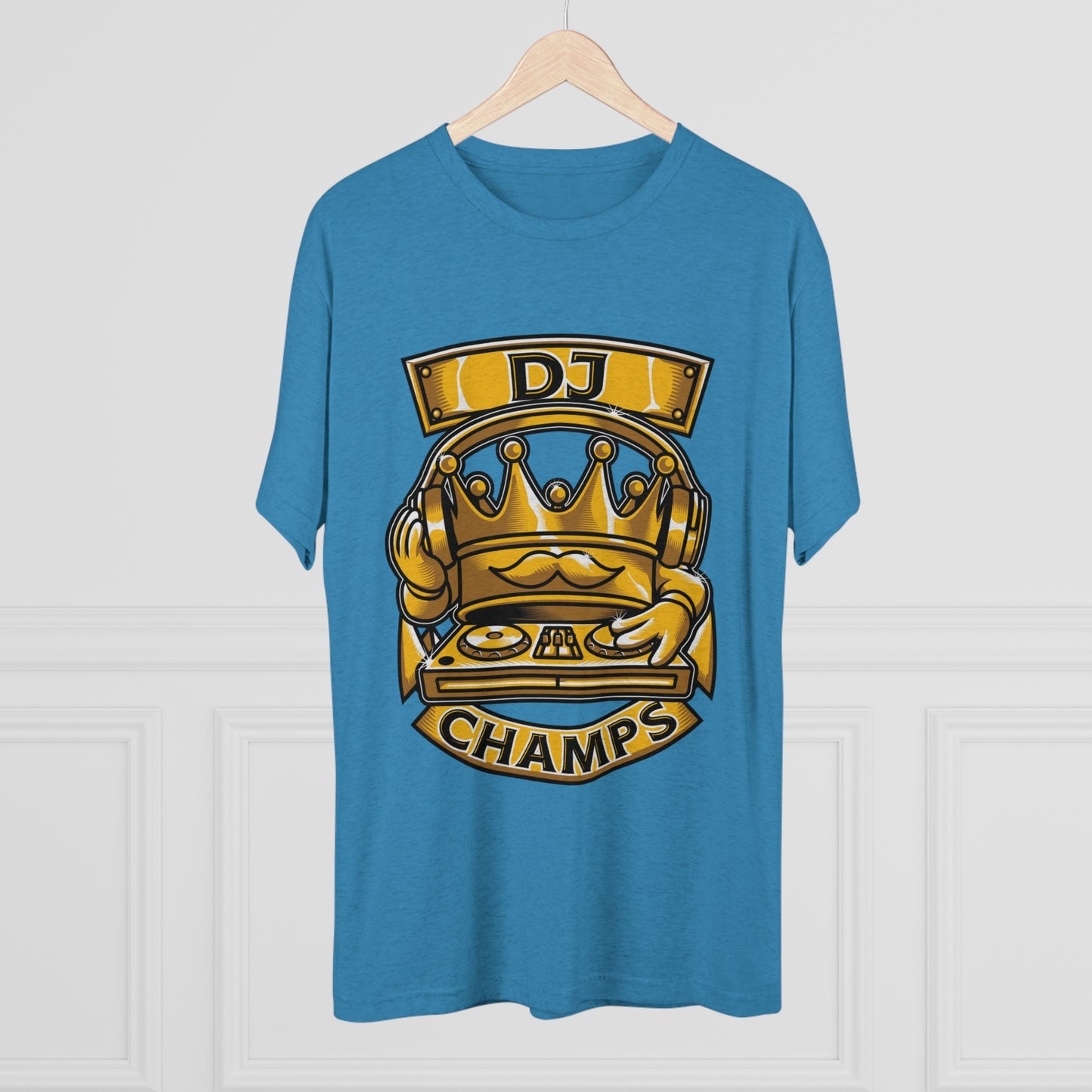 DJ CHAMPS - PREMIUM SOFT - Unisex Tri-Blend Crew Tee (Next Level 6010)