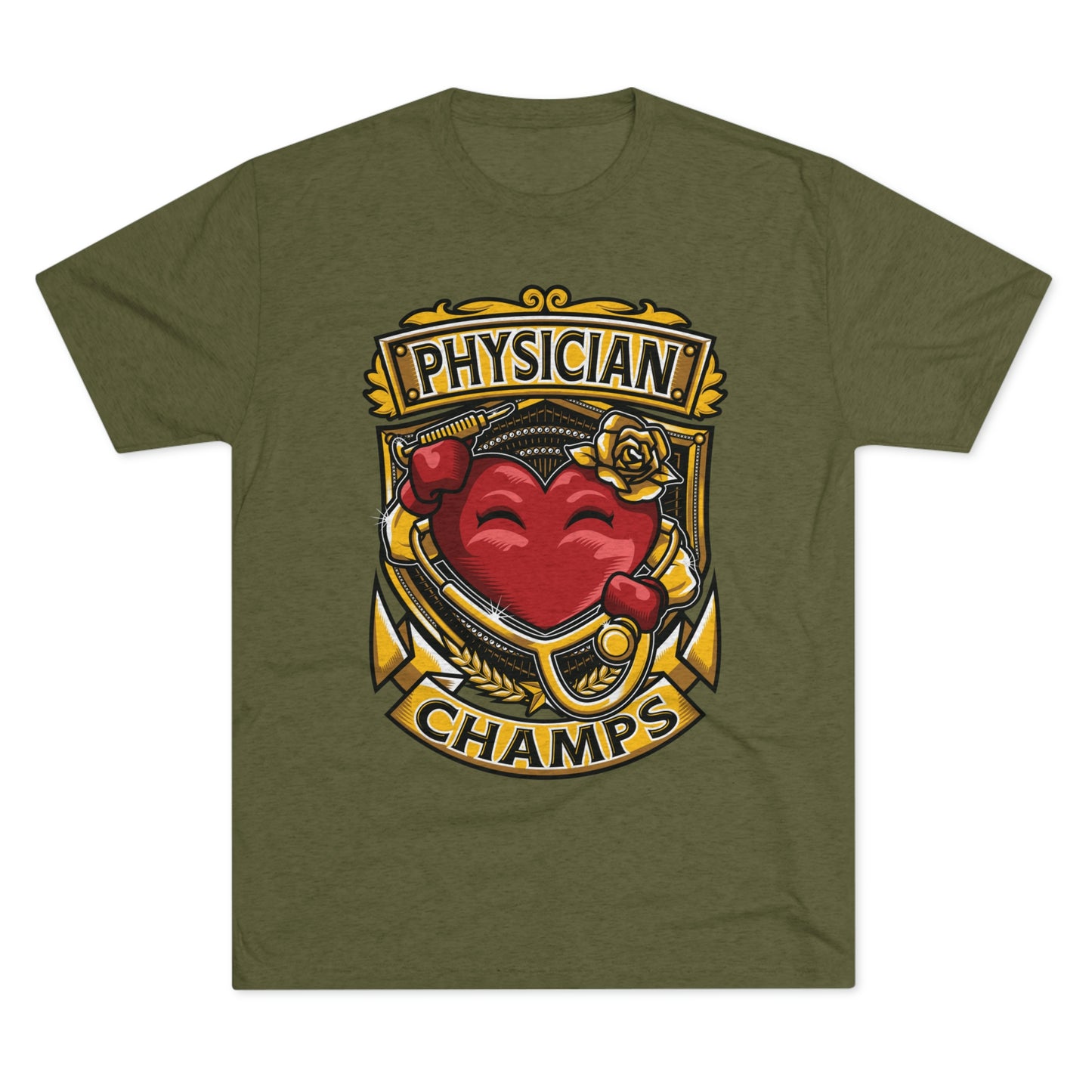PHYSICIAN CHAMPS - PREMIUM SOFT - Unisex Tri-Blend Crew Tee (Next Level 6010)