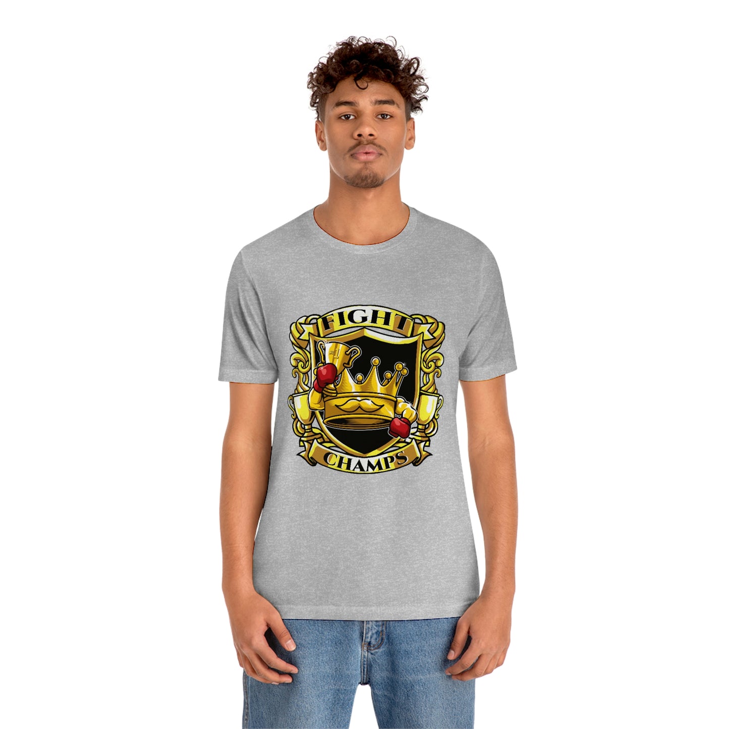 Fight Champs! Unisex Jersey Short Sleeve Tee (Bella+Canvas)
