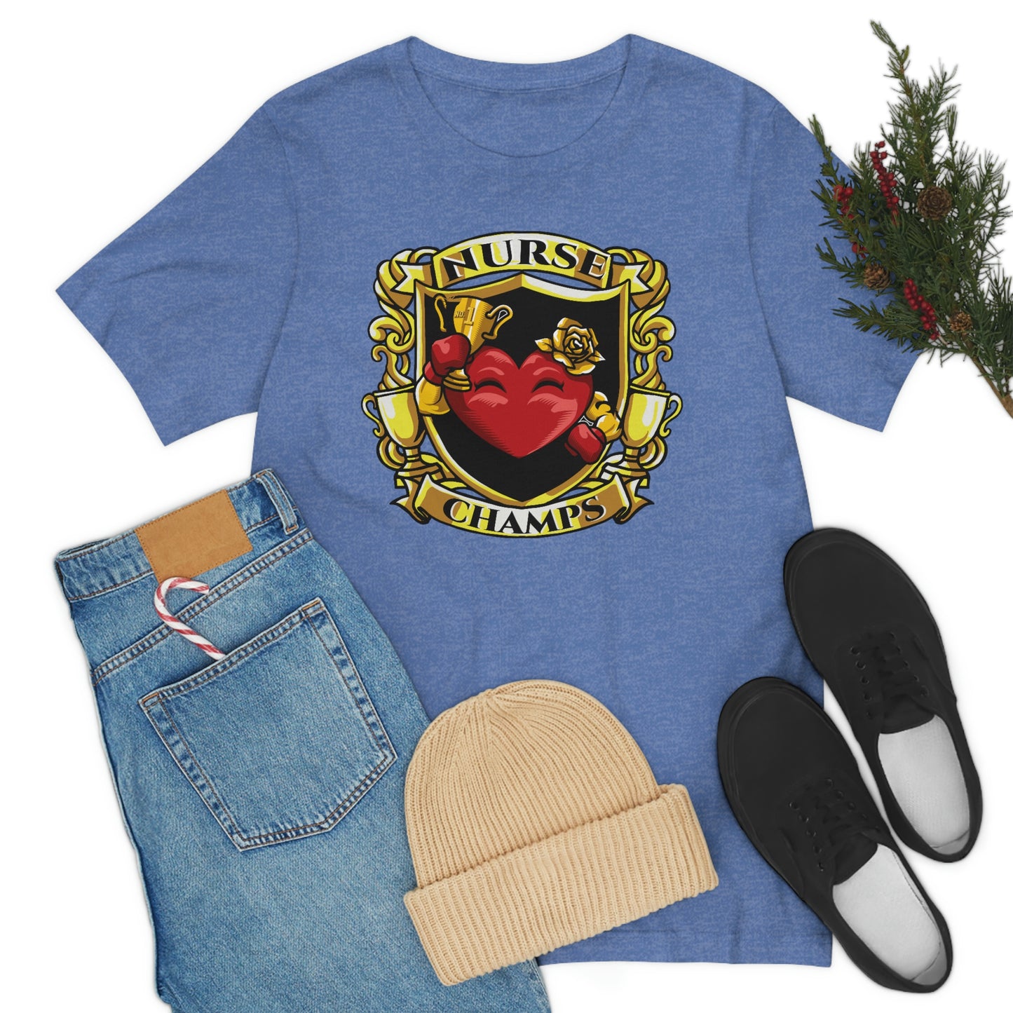 Nurse Champs! - Unisex Jersey Short Sleeve Tee (Bella+Canvas)