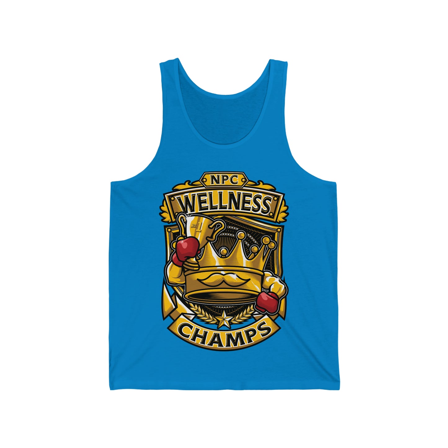 NPC WELLNESS CHAMPS - PREMIUM SOFT - Unisex Jersey Tank (Bella+Canvas 3480)