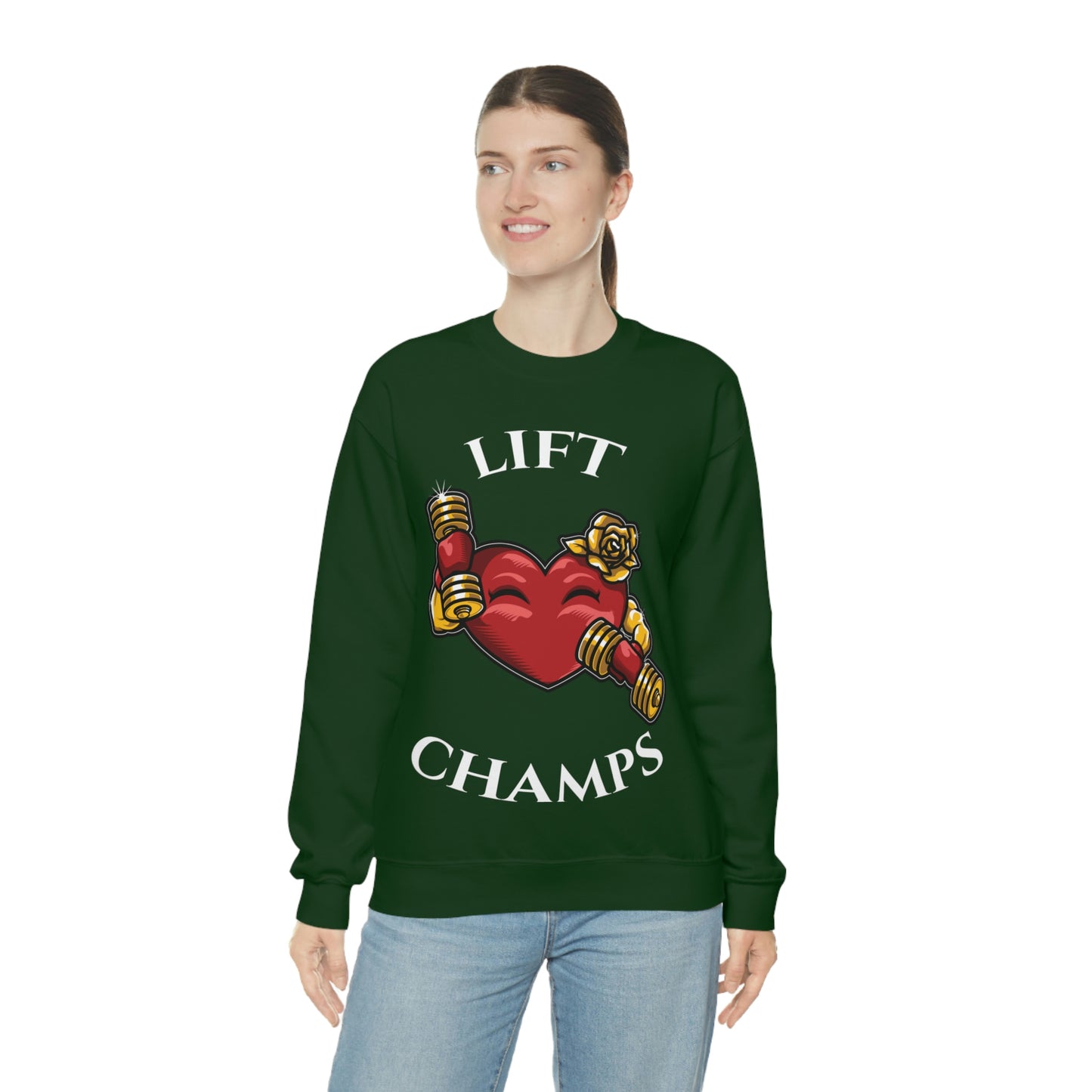 Lift Champs! - Unisex Heavy Blend™ Crewneck Sweatshirt