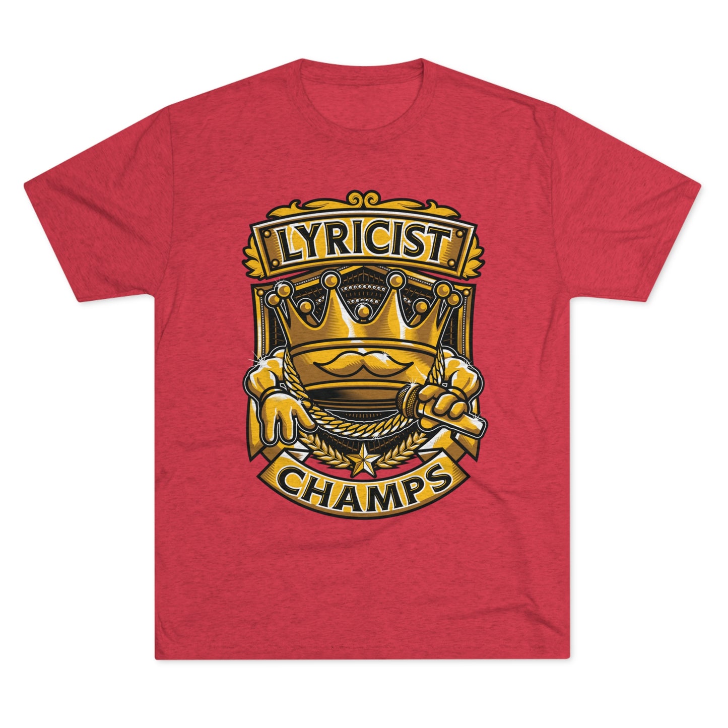 LYRICIST CHAMPS - PREMIUM SOFT - Unisex Tri-Blend Crew Tee (Next Level 6010)