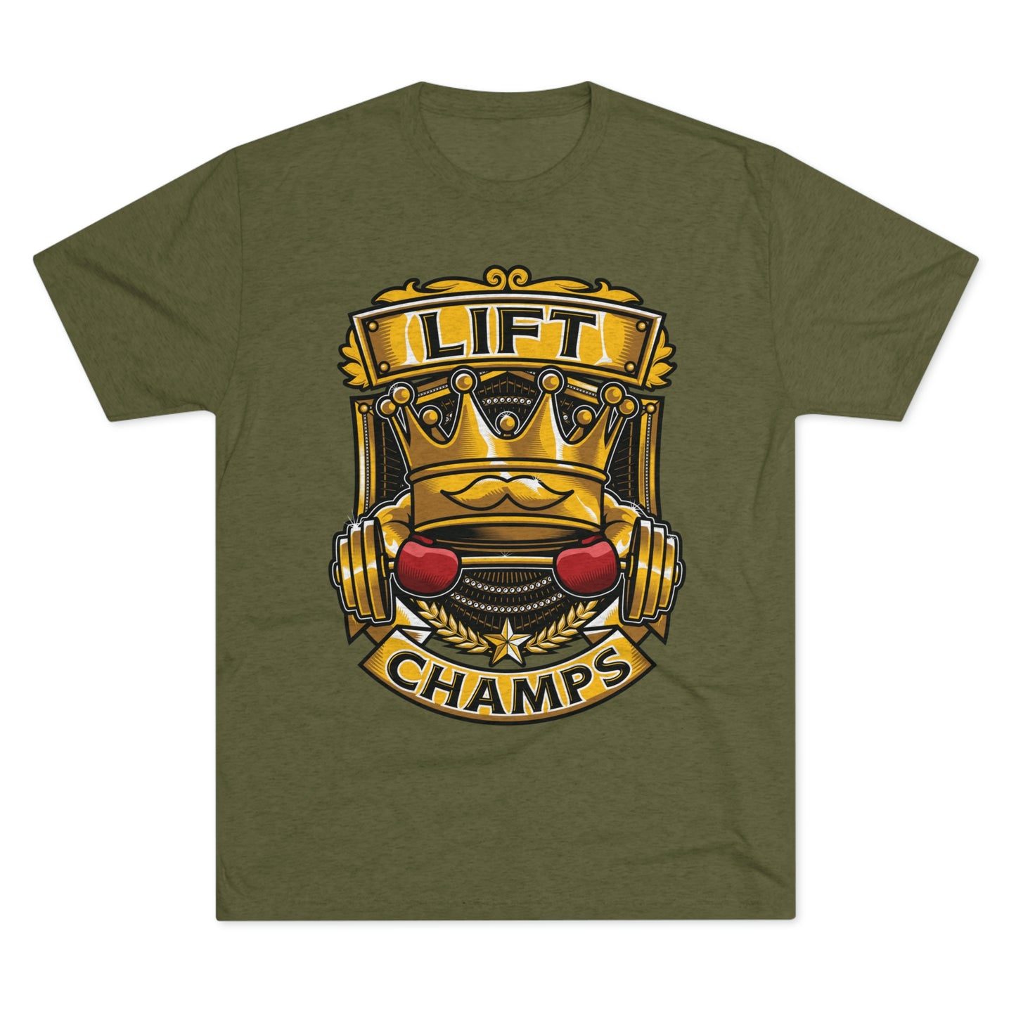 LIFT CHAMPS - PREMIUM SOFT - Unisex Tri-Blend Crew Tee (Next Level 6010)