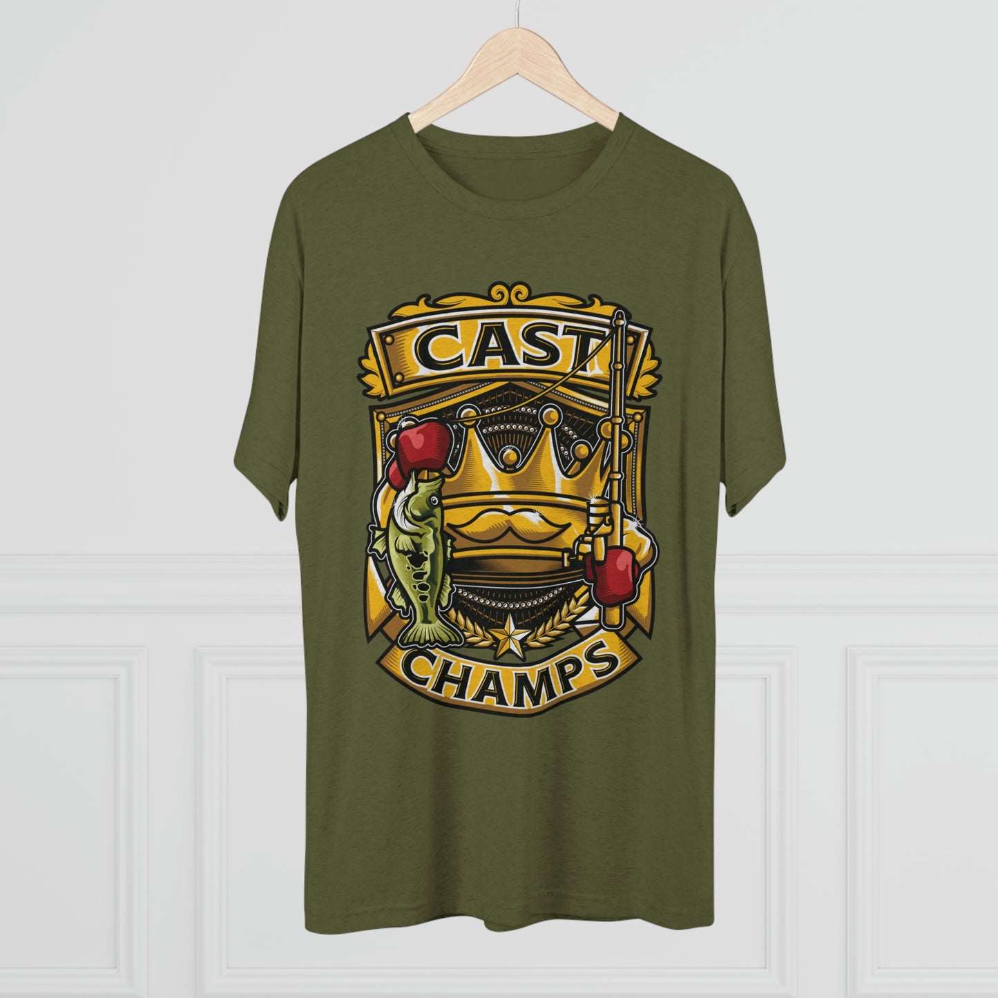 CAST CHAMPS - PREMIUM SOFT - Unisex Tri-Blend Crew Tee (Next Level 6010)