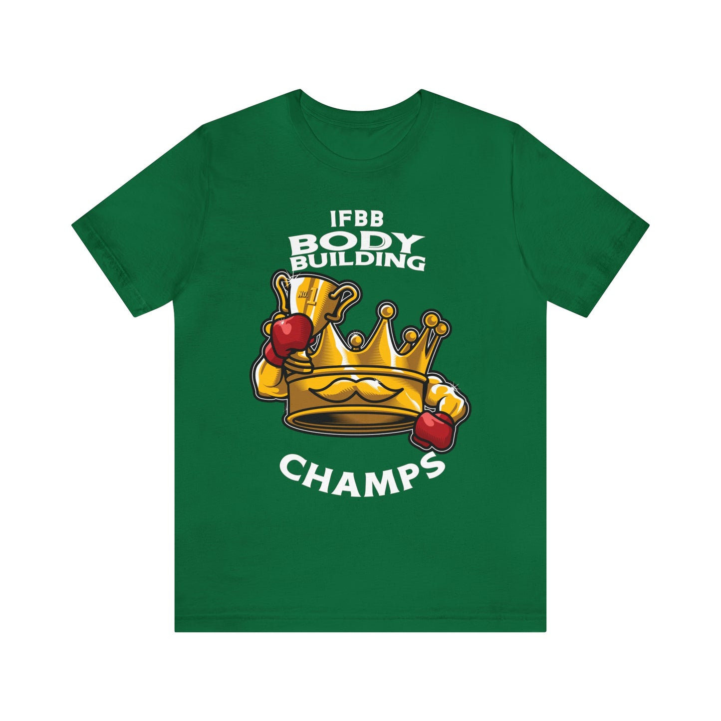 IFBB BODY BUILDING CHAMPS (v2) - Unisex Jersey Short Sleeve Tee (Bella+Canvas)