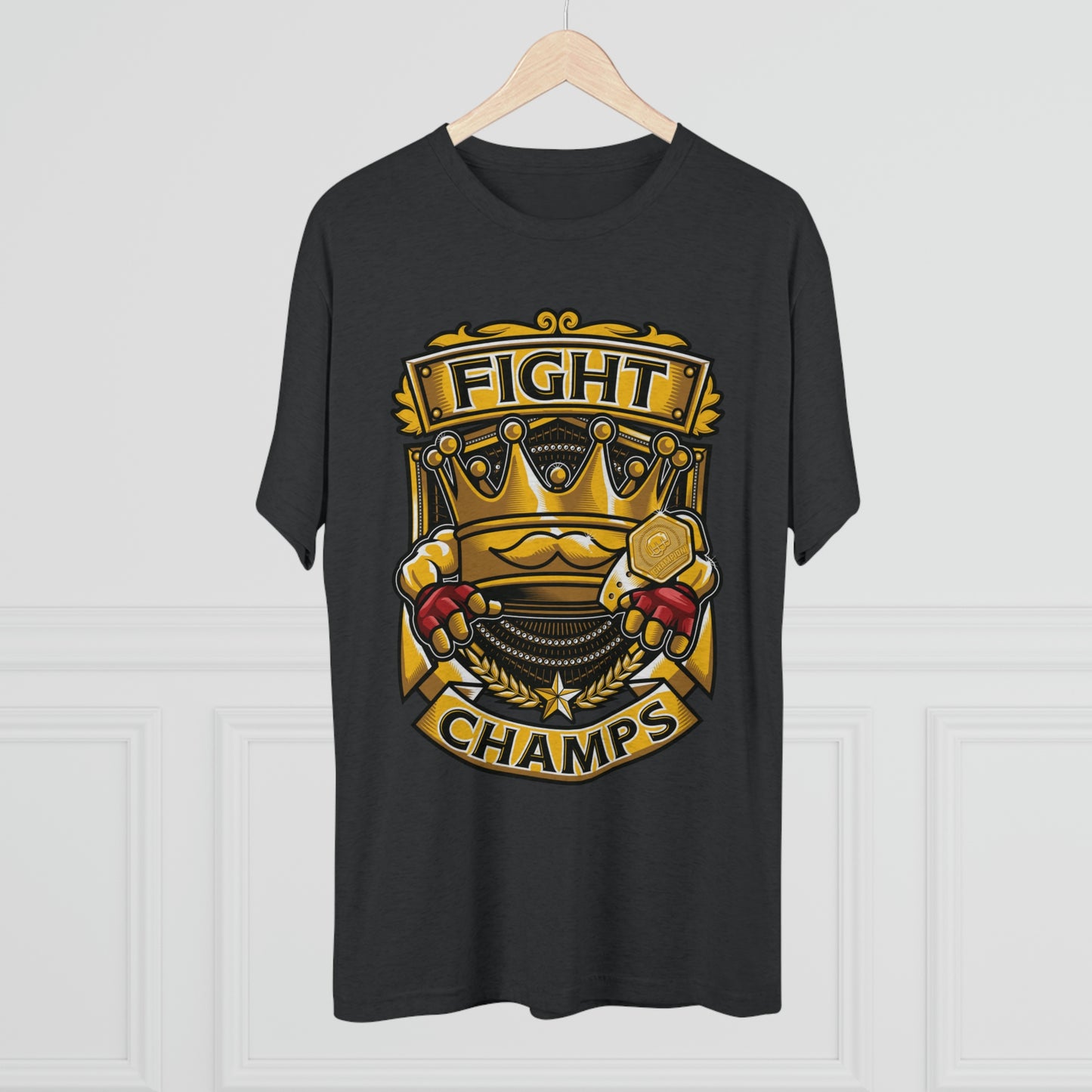 FIGHT CHAMPS - PREMIUM SOFT - Unisex Tri-Blend Crew Tee (Next Level 6010)