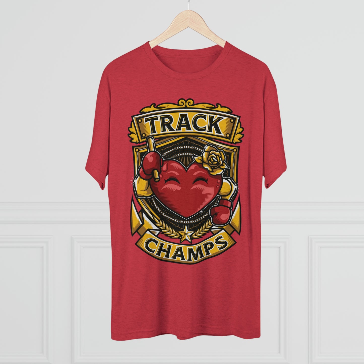 TRACK CHAMPS - PREMIUM SOFT - Unisex Tri-Blend Crew Tee (Next Level 6010)