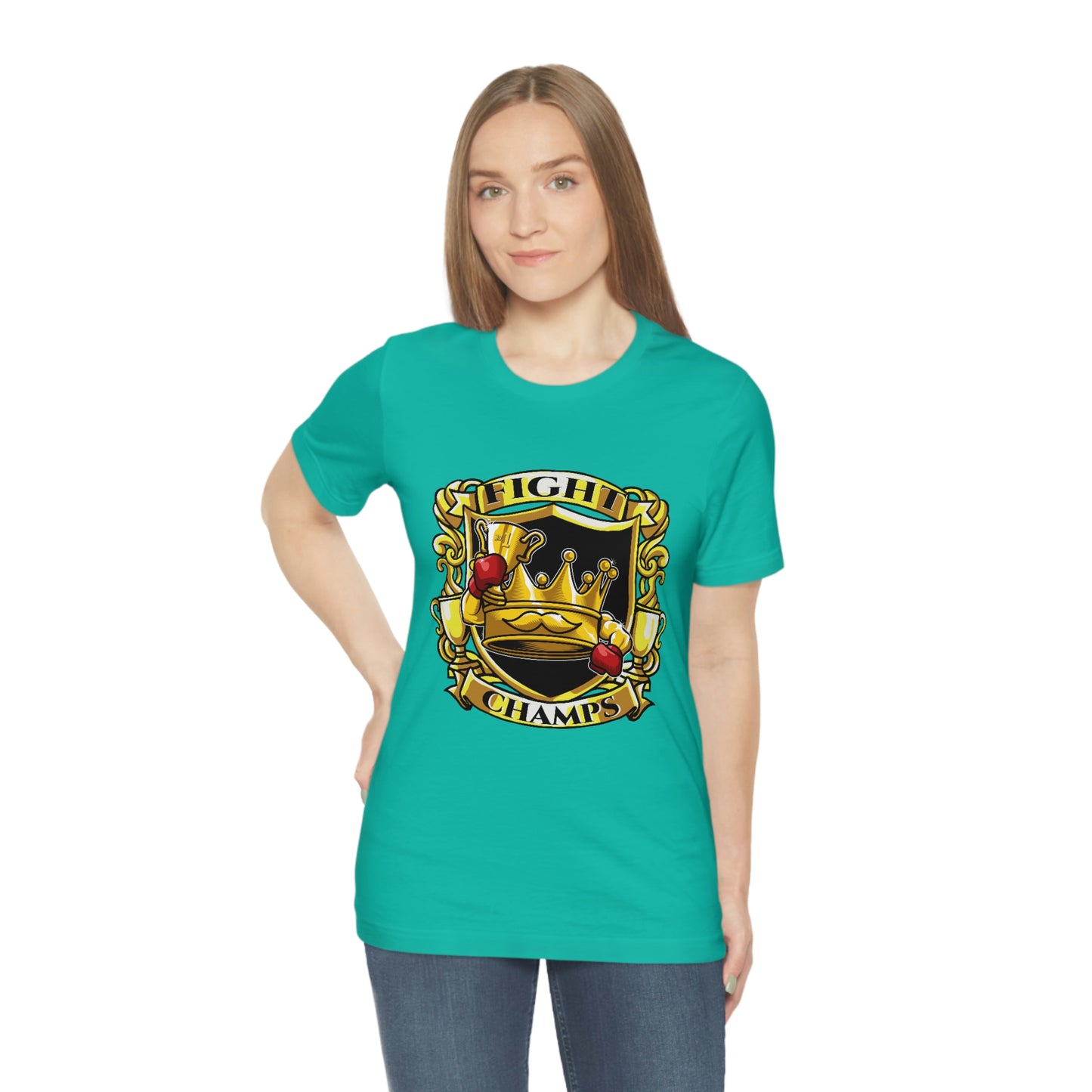 Fight Champs! Unisex Jersey Short Sleeve Tee (Bella+Canvas)