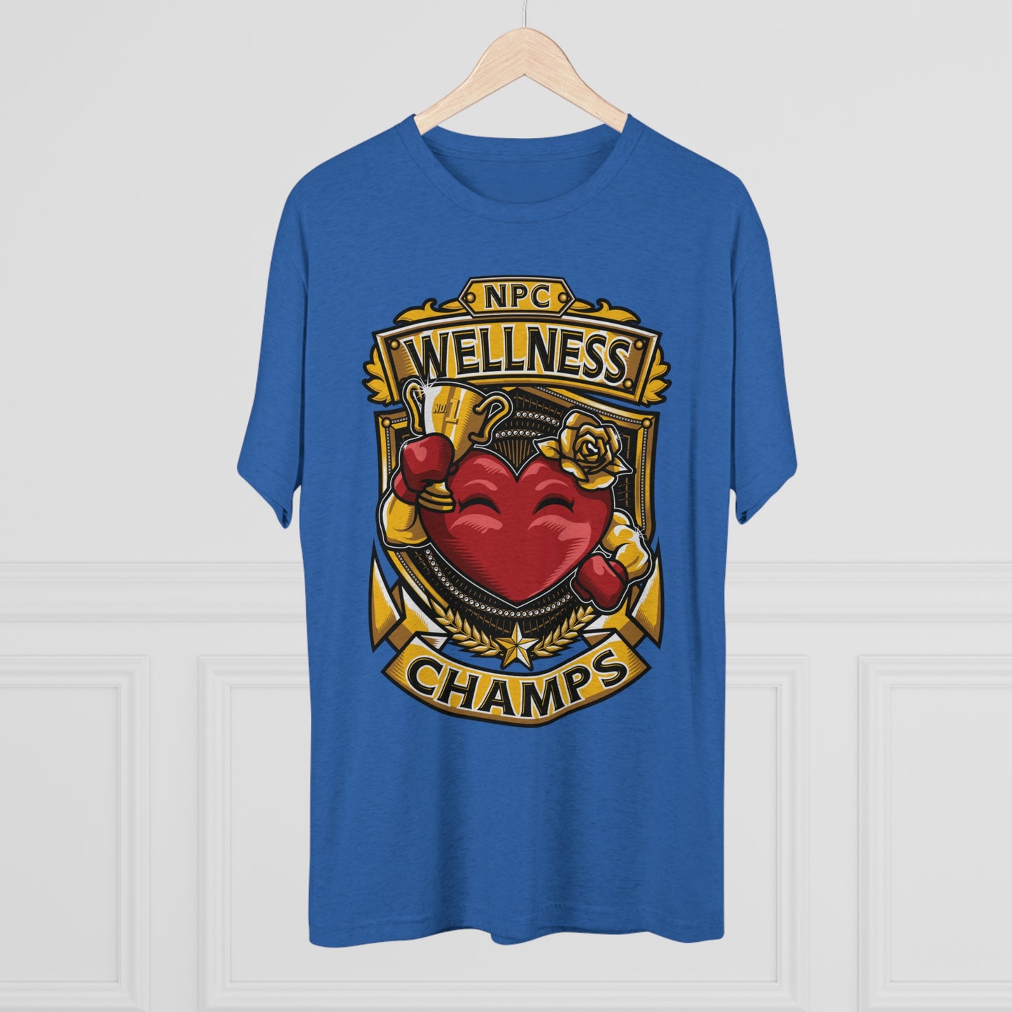 NPC WELLNESS CHAMPS - PREMIUM SOFT - Unisex Tri-Blend Crew Tee (Next Level 6010)