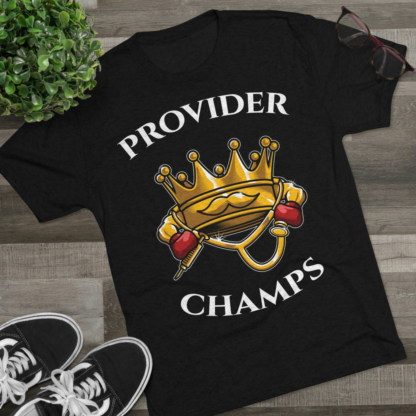 PROVIDER CHAMPS - PREMIUM SOFT - Unisex Tri-Blend Crew Tee (Next Level 6010)