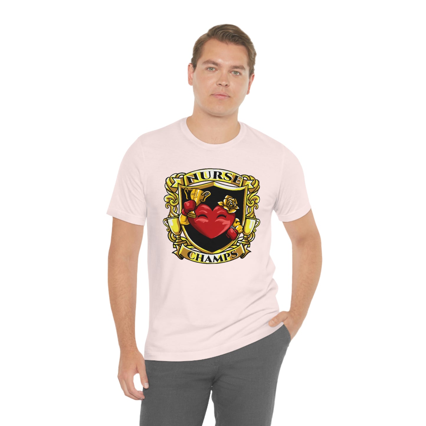 Nurse Champs! - Unisex Jersey Short Sleeve Tee (Bella+Canvas)