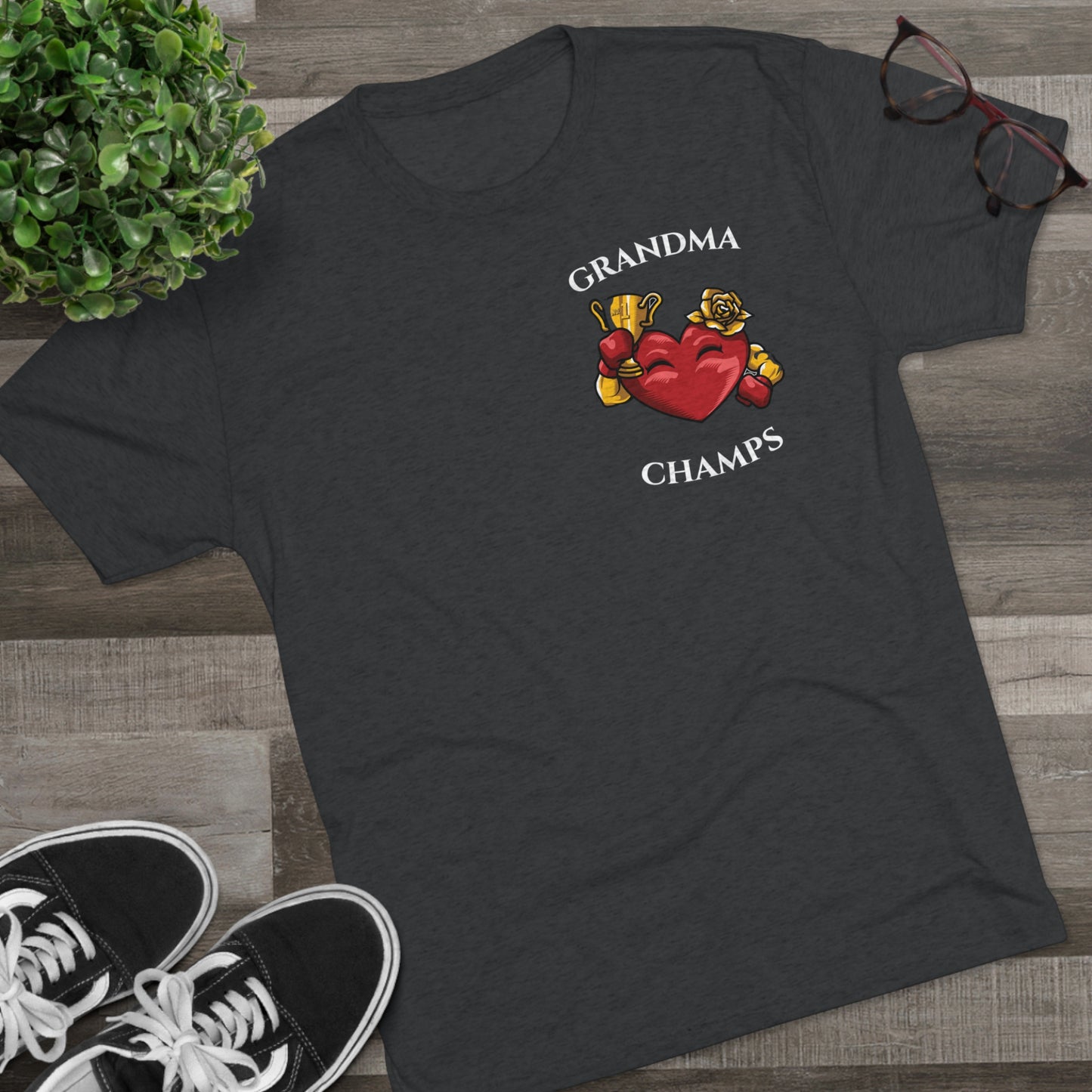 GRANDMA CHAMPS - PREMIUM SOFT - Unisex Tri-Blend Crew Tee (Next Level 6010)