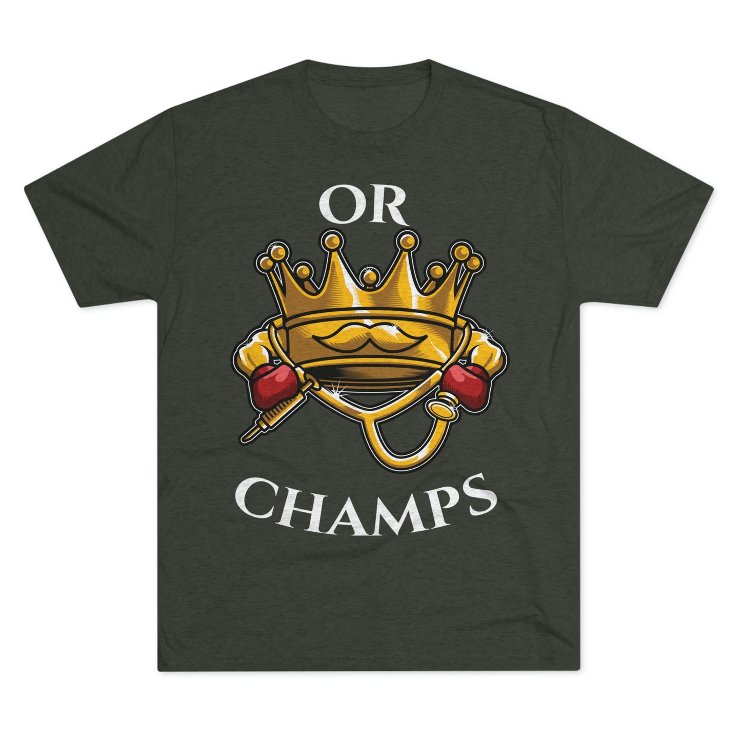 OR CHAMPS (No background) - PREMIUM SOFT - Unisex Tri-Blend Crew Tee (Next Level 6010)