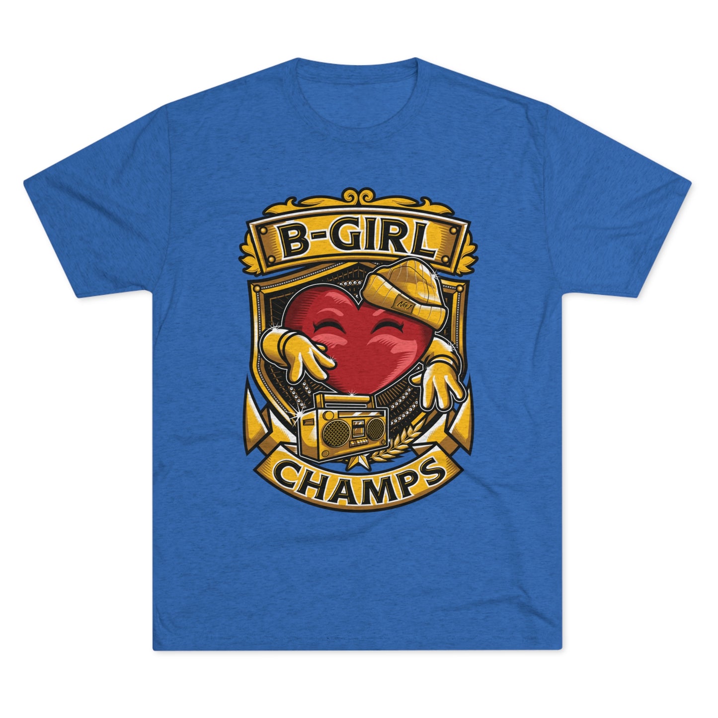 B-GIRL CHAMPS - PREMIUM SOFT - Unisex Tri-Blend Crew Tee (Next Level 6010)