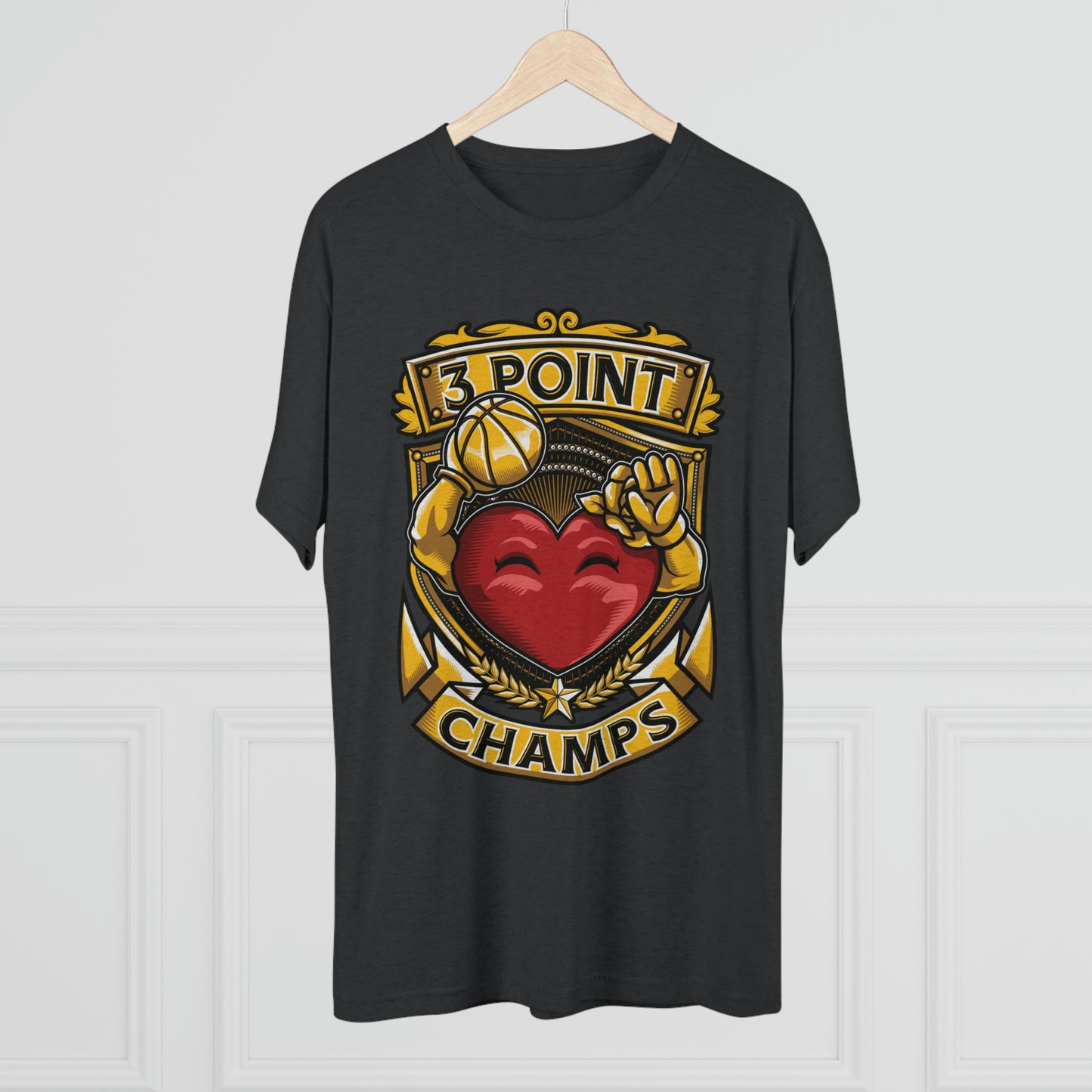 3 POINT CHAMPS - PREMIUM SOFT - Unisex Tri-Blend Crew Tee (Next Level 6010)
