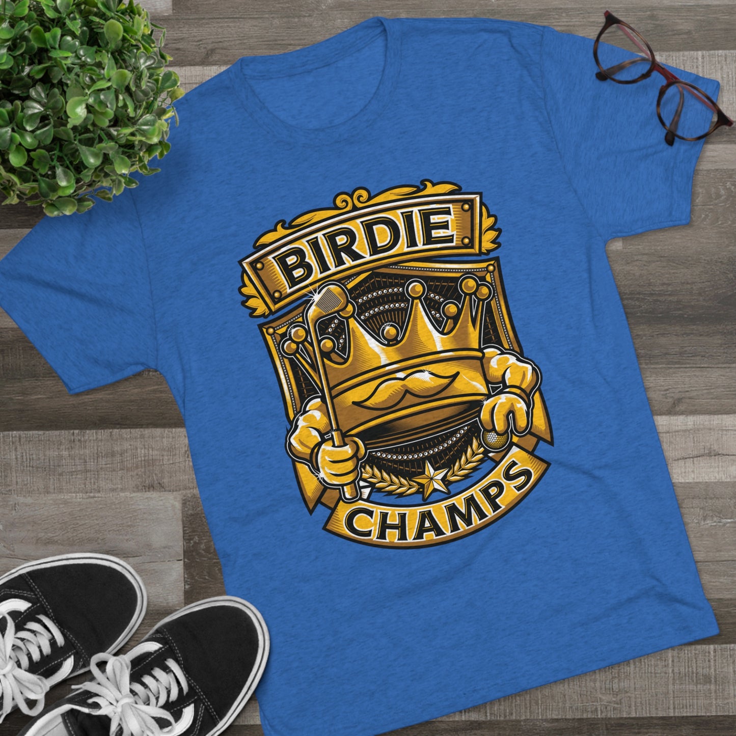BIRDIE CHAMPS - PREMIUM SOFT - Unisex Tri-Blend Crew Tee (Next Level 6010)