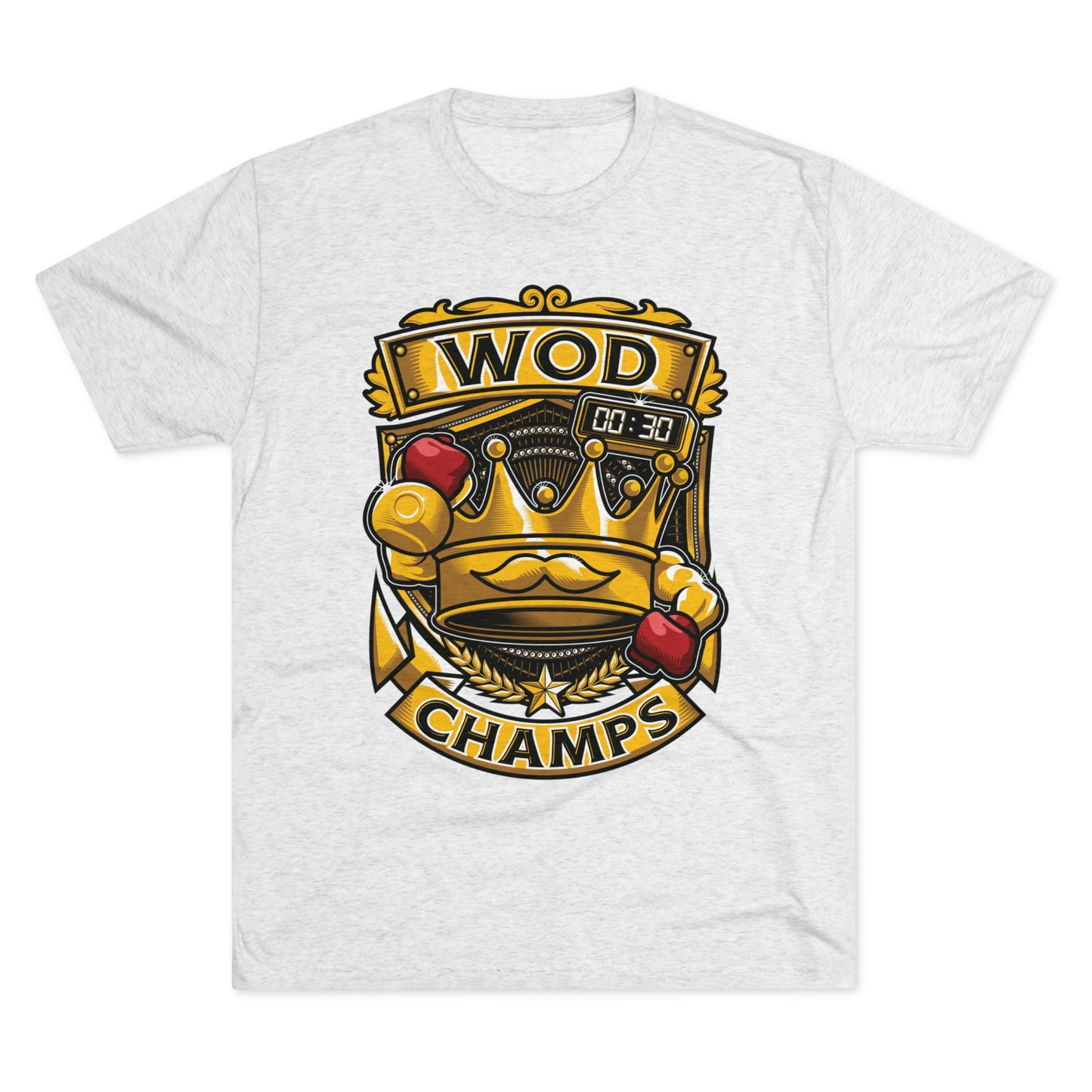 WOD CHAMPS - PREMIUM SOFT - Unisex Tri-Blend Crew Tee (Next Level 6010)
