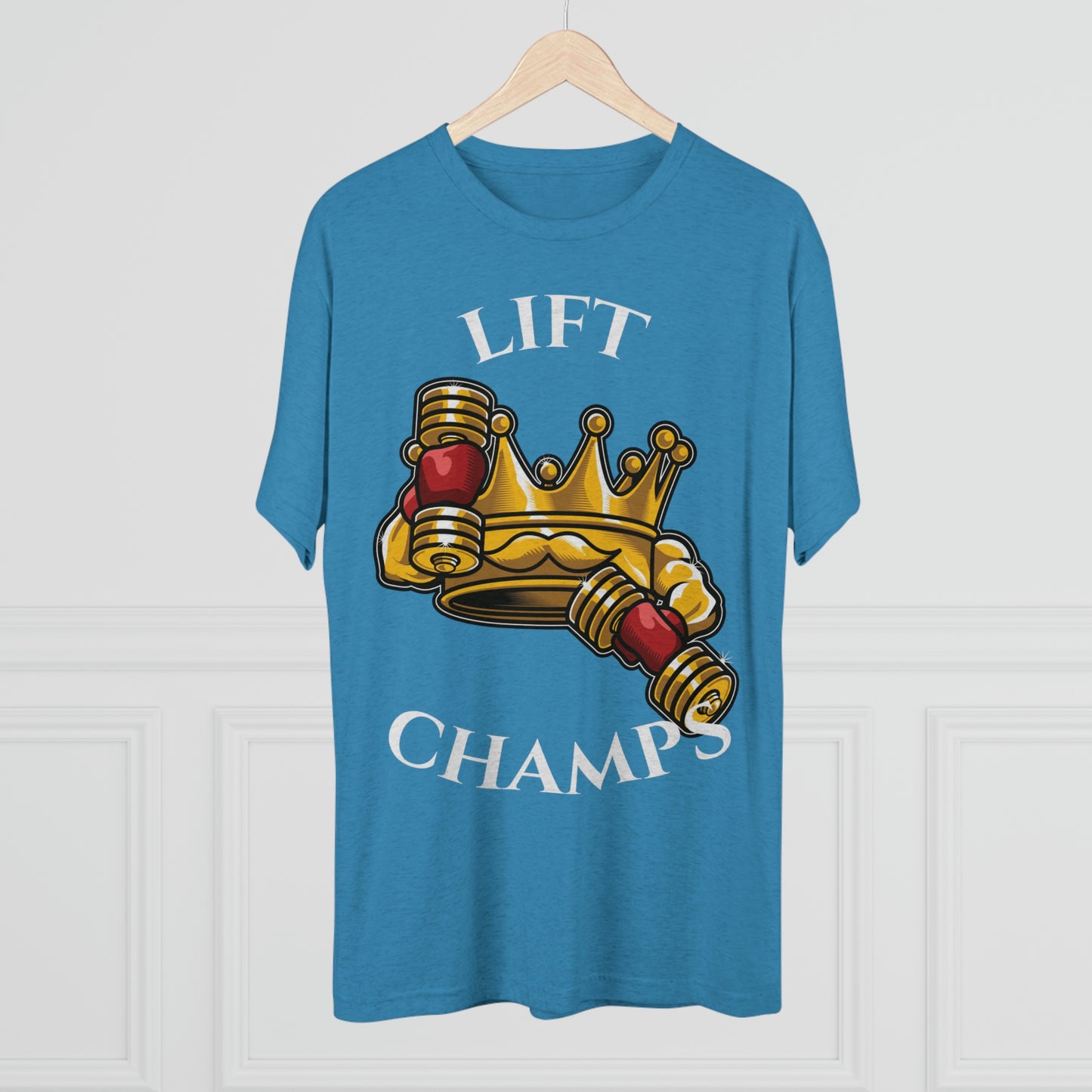 LIFT CHAMPS - PREMIUM SOFT - Unisex Tri-Blend Crew Tee (Next Level 6010)