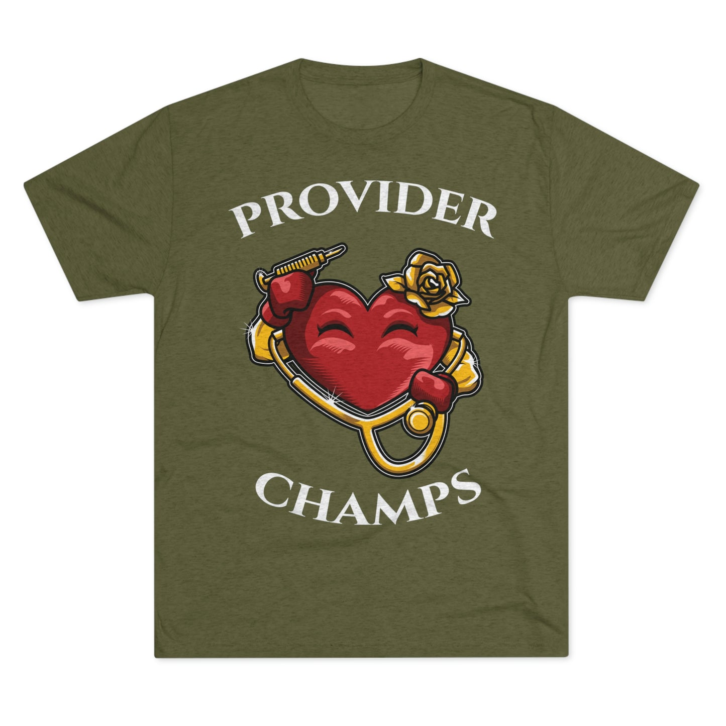 PROVIDER CHAMPS - PREMIUM SOFT - Unisex Tri-Blend Crew Tee (Next Level 6010)