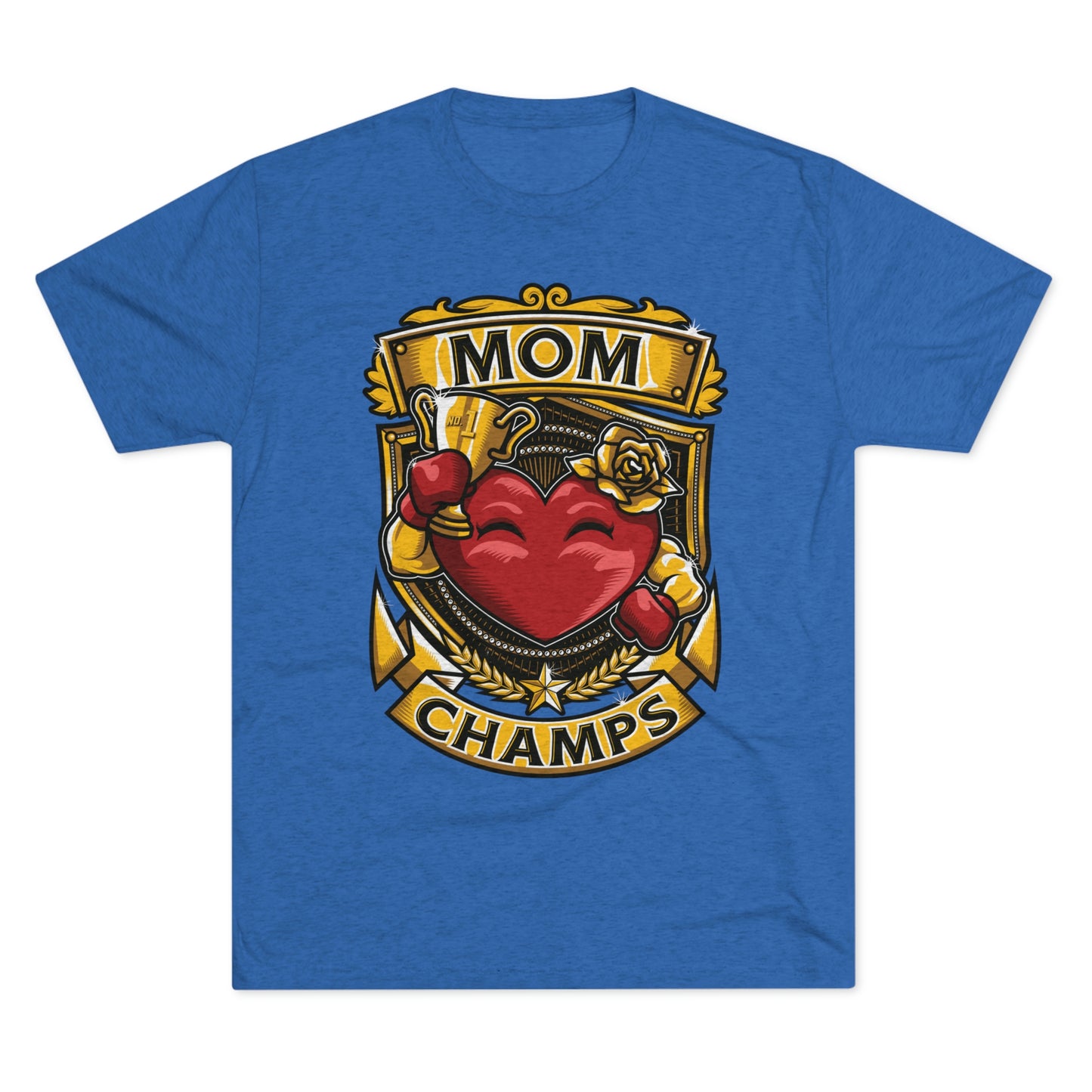 MOM CHAMPS - PREMIUM SOFT - Unisex Tri-Blend Crew Tee (Next Level 6010)
