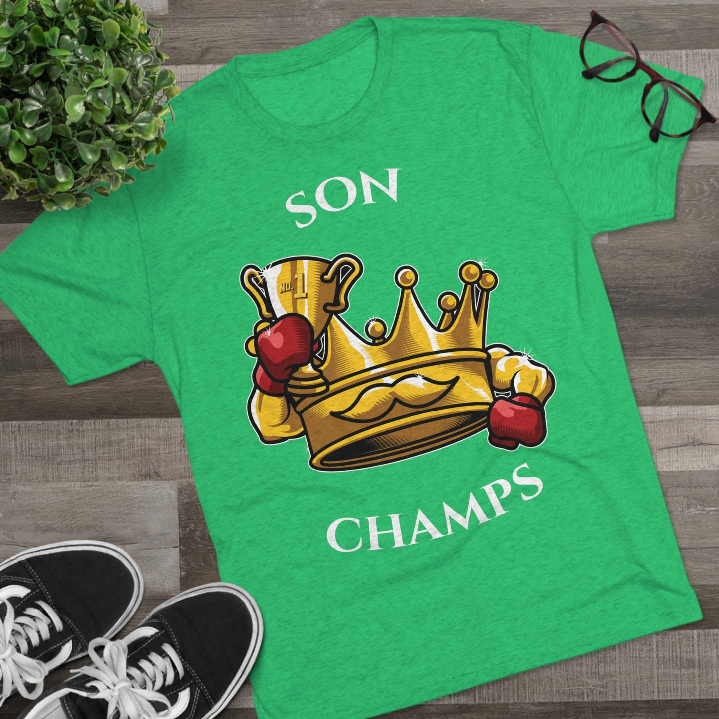 SON CHAMPS - PREMIUM SOFT - Unisex Tri-Blend Crew Tee (Next Level 6010)
