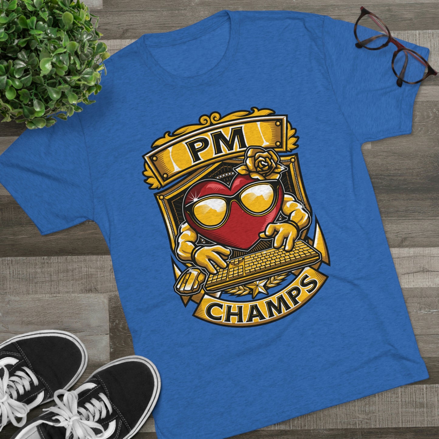 PM CHAMPS - PREMIUM SOFT - Unisex Tri-Blend Crew Tee (Next Level 6010)