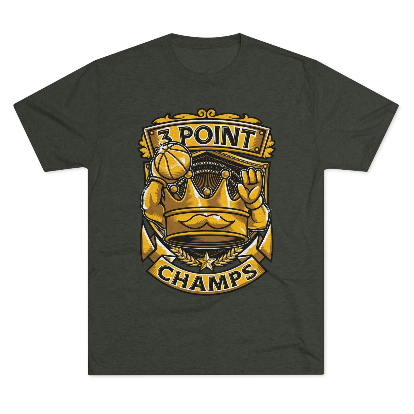 3 POINT CHAMPS - PREMIUM SOFT - Unisex Tri-Blend Crew Tee (Next Level 6010)