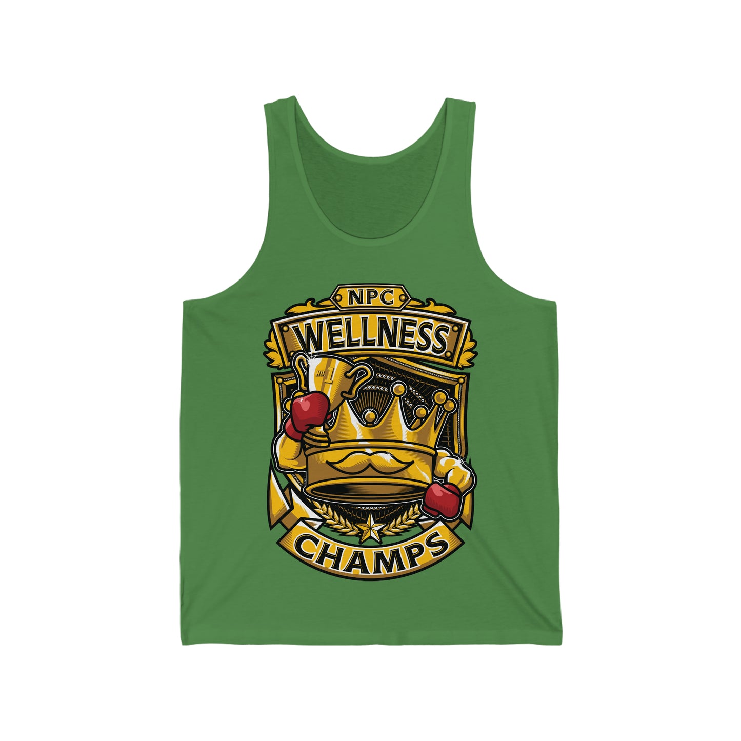 NPC WELLNESS CHAMPS - PREMIUM SOFT - Unisex Jersey Tank (Bella+Canvas 3480)